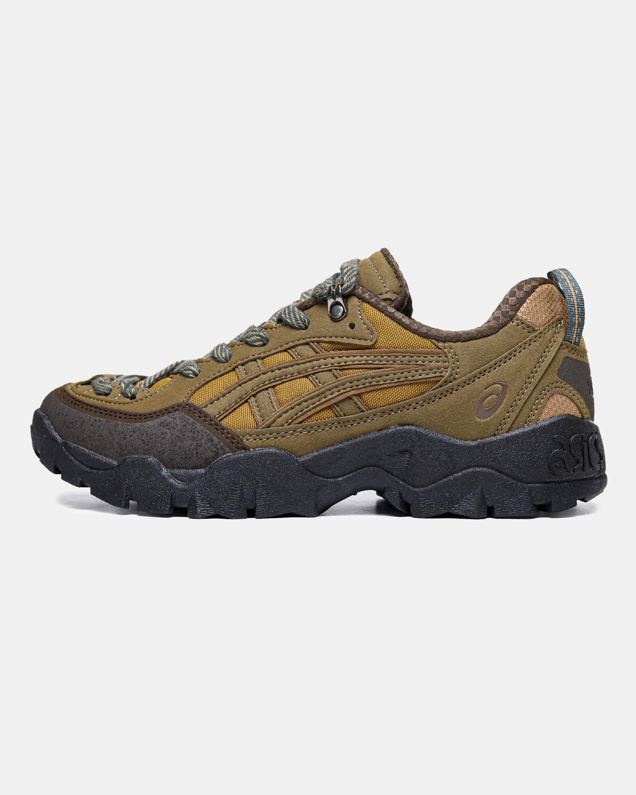 U.SAGE x Asics Gel-Pickup Olive Brown Yellow