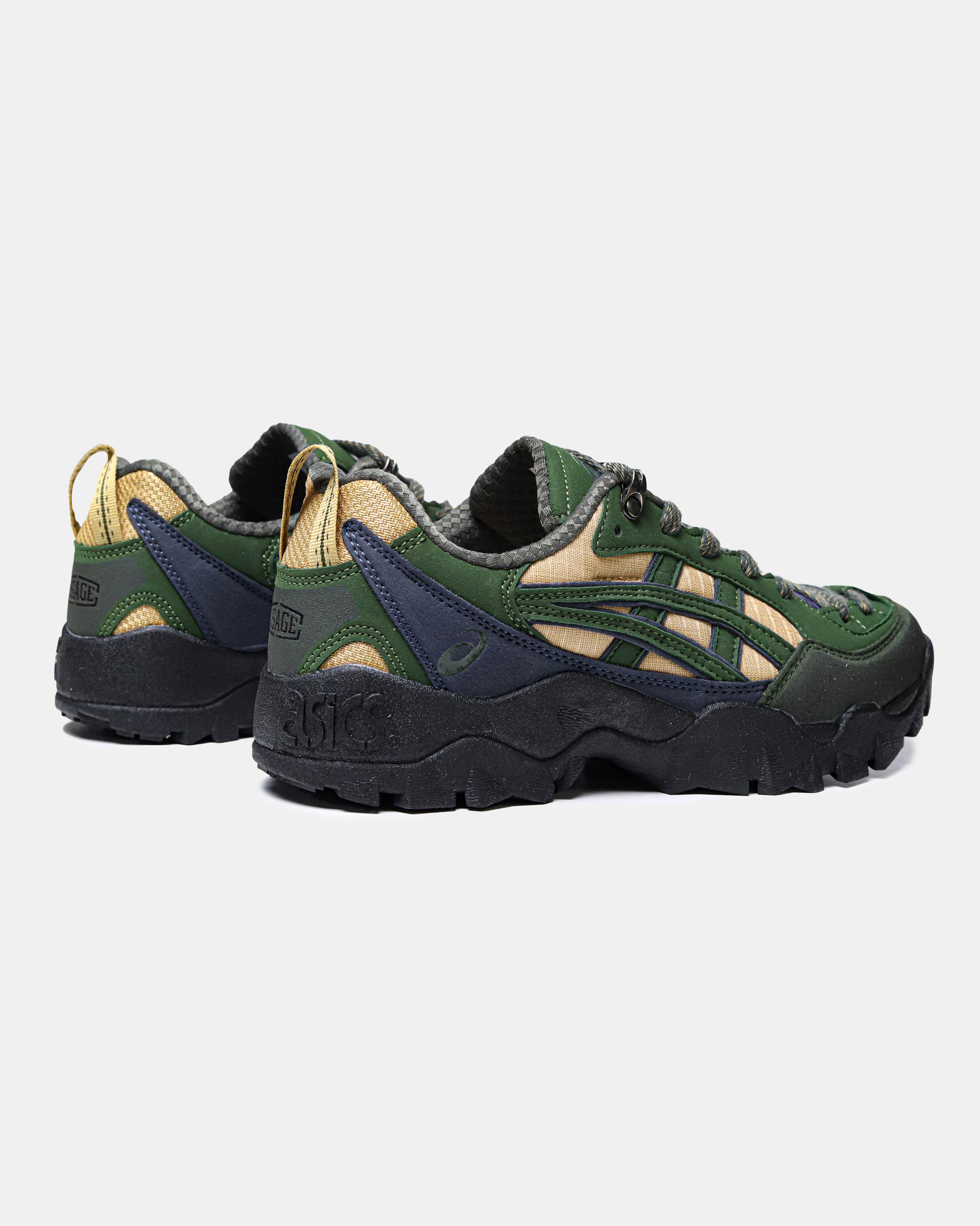 U.SAGE x Asics Gel-Pickup Green Navy Yellow - изображение 6