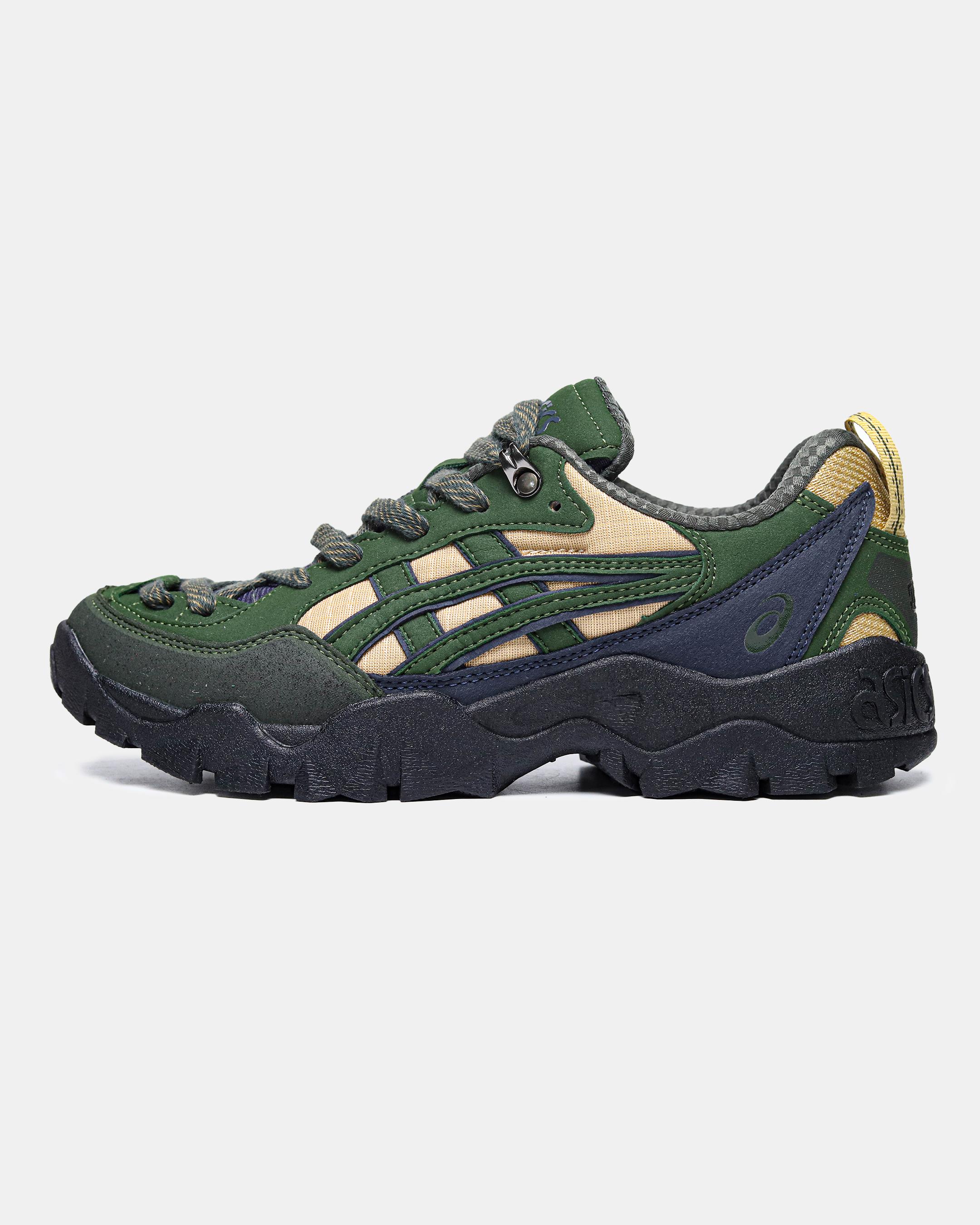 U.SAGE x Asics Gel-Pickup Green Navy Yellow