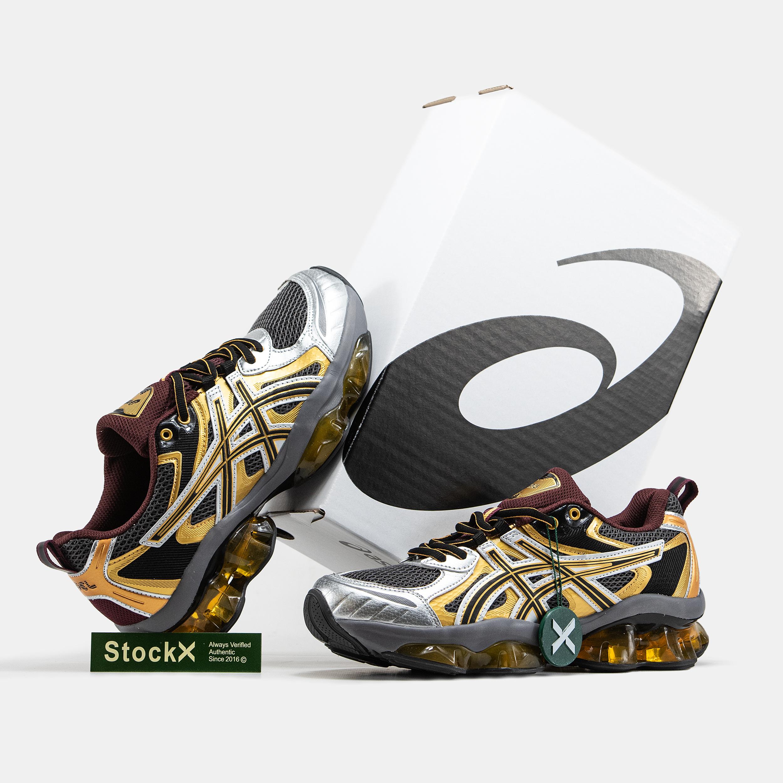 Asics Gel-Quantum Kinetic Gold Silver Burgundy - изображение 9