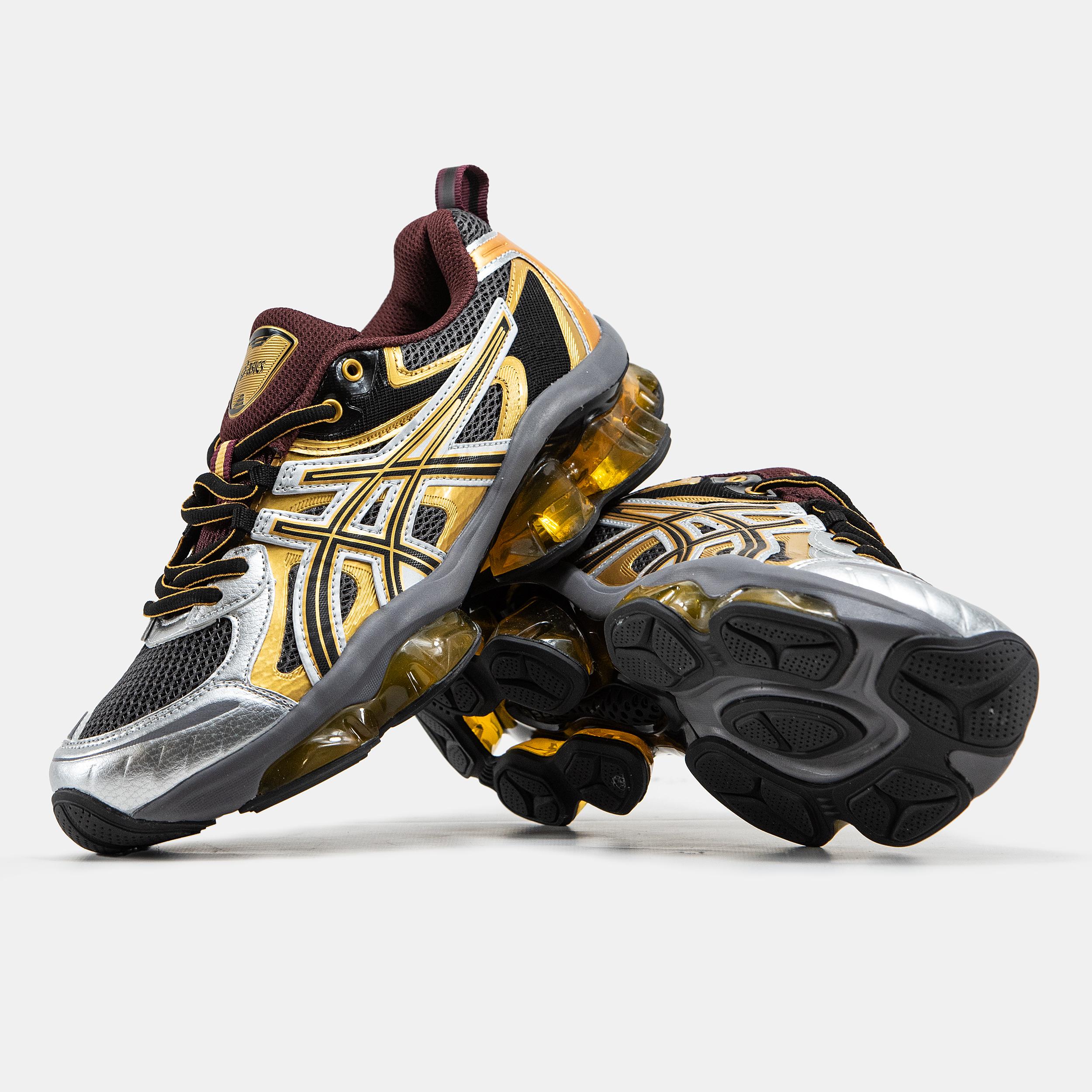 Asics Gel-Quantum Kinetic Gold Silver Burgundy - изображение 8