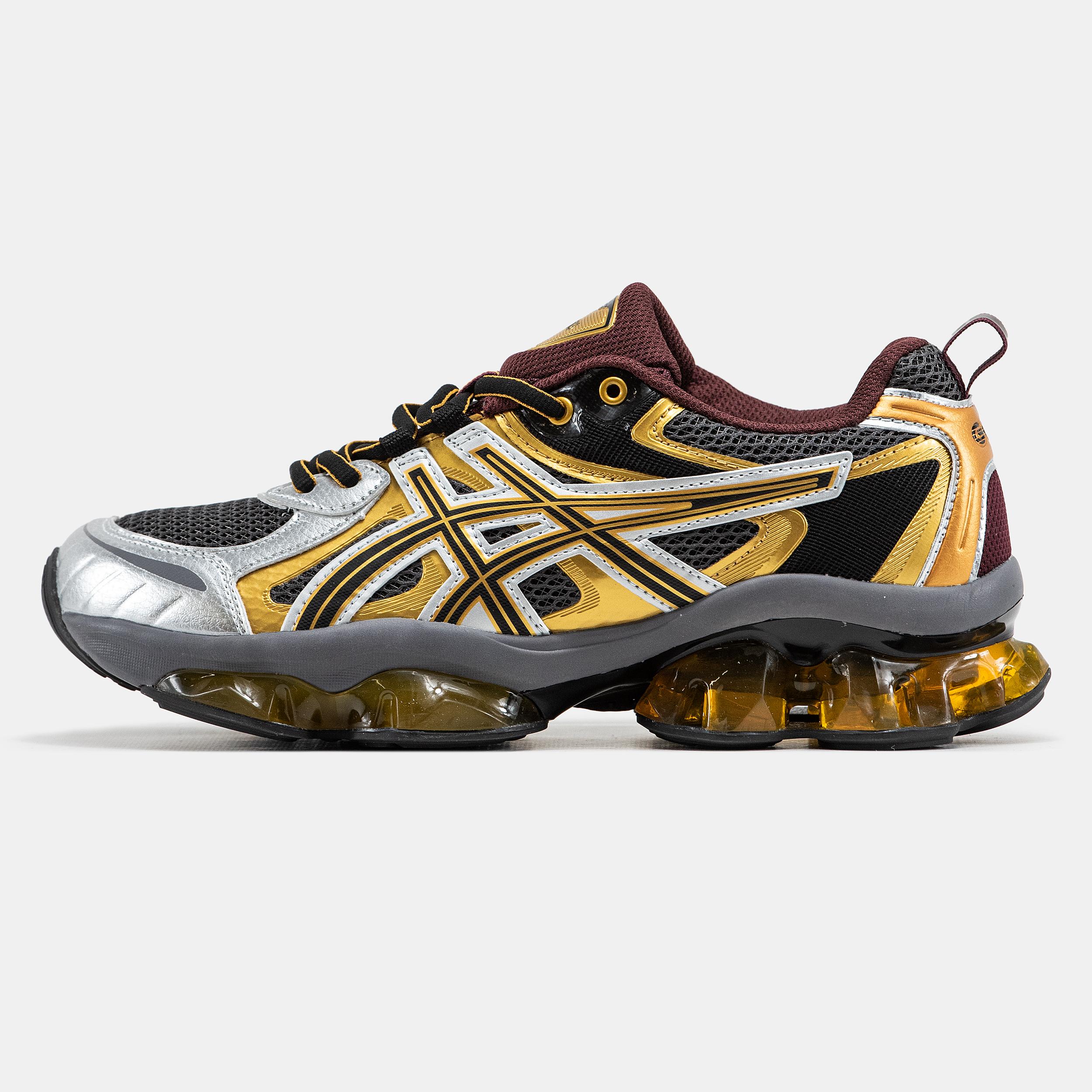 Asics Gel-Quantum Kinetic Gold Silver Burgundy