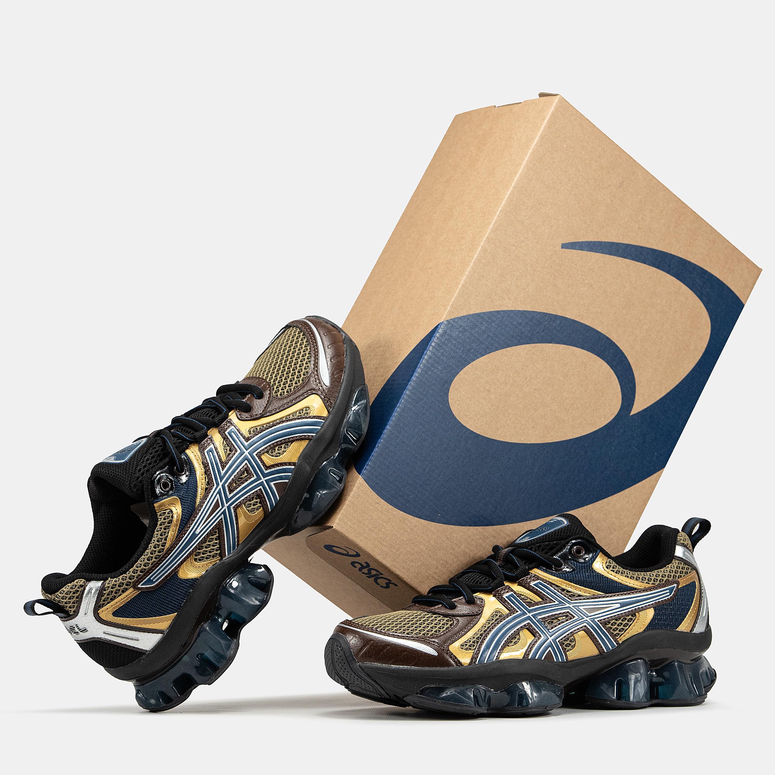 Asics Gel-Quantum Kinetic "Gold Navy Brown" - изображение 9
