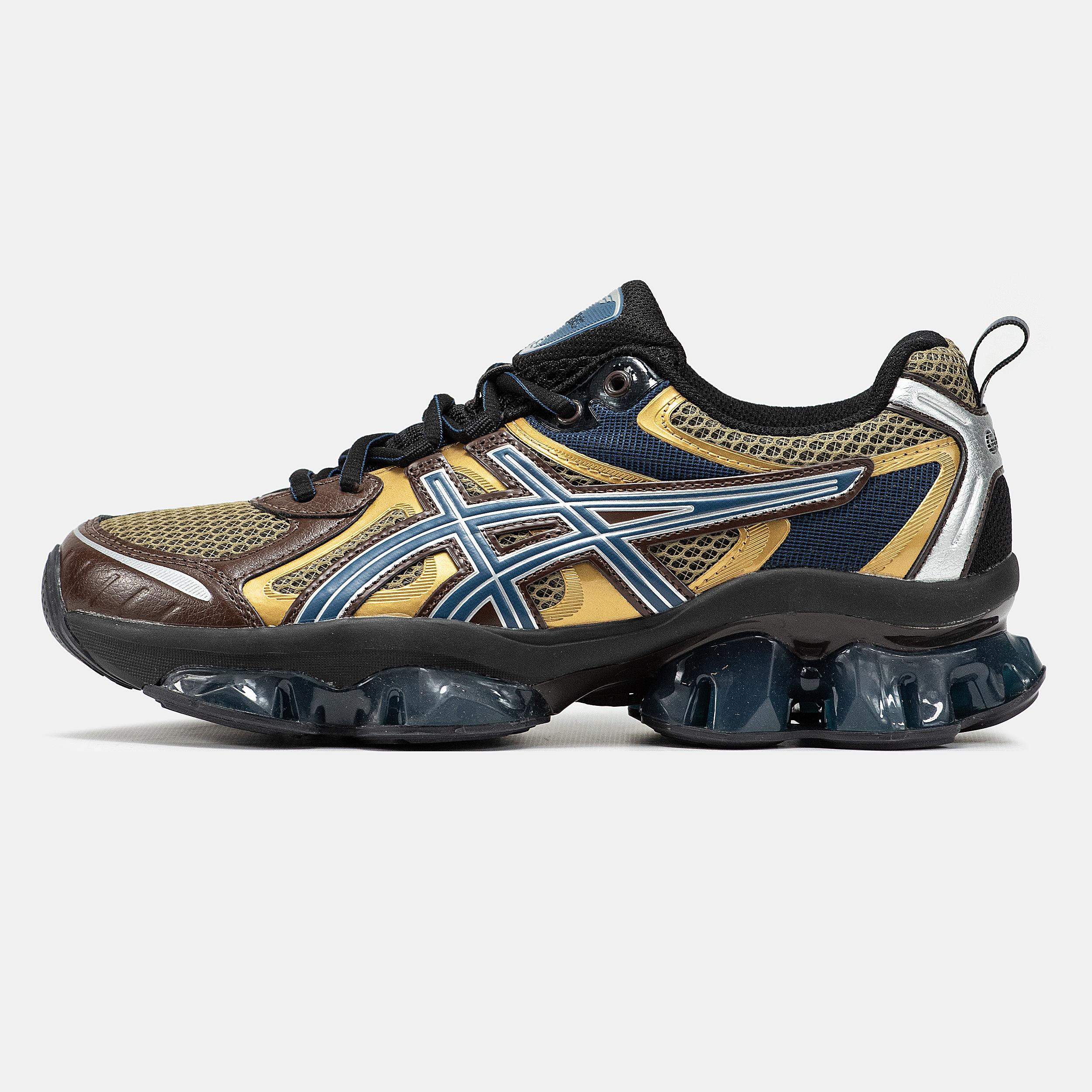 Asics Gel-Quantum Kinetic "Gold Navy Brown"