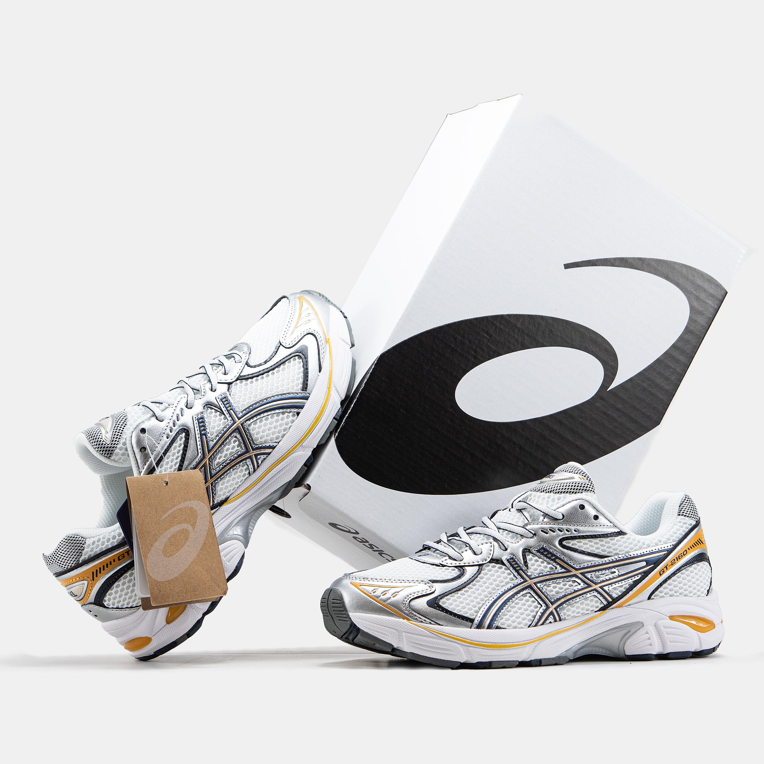 Asics GT-2160 White Navy Yellow - изображение 8
