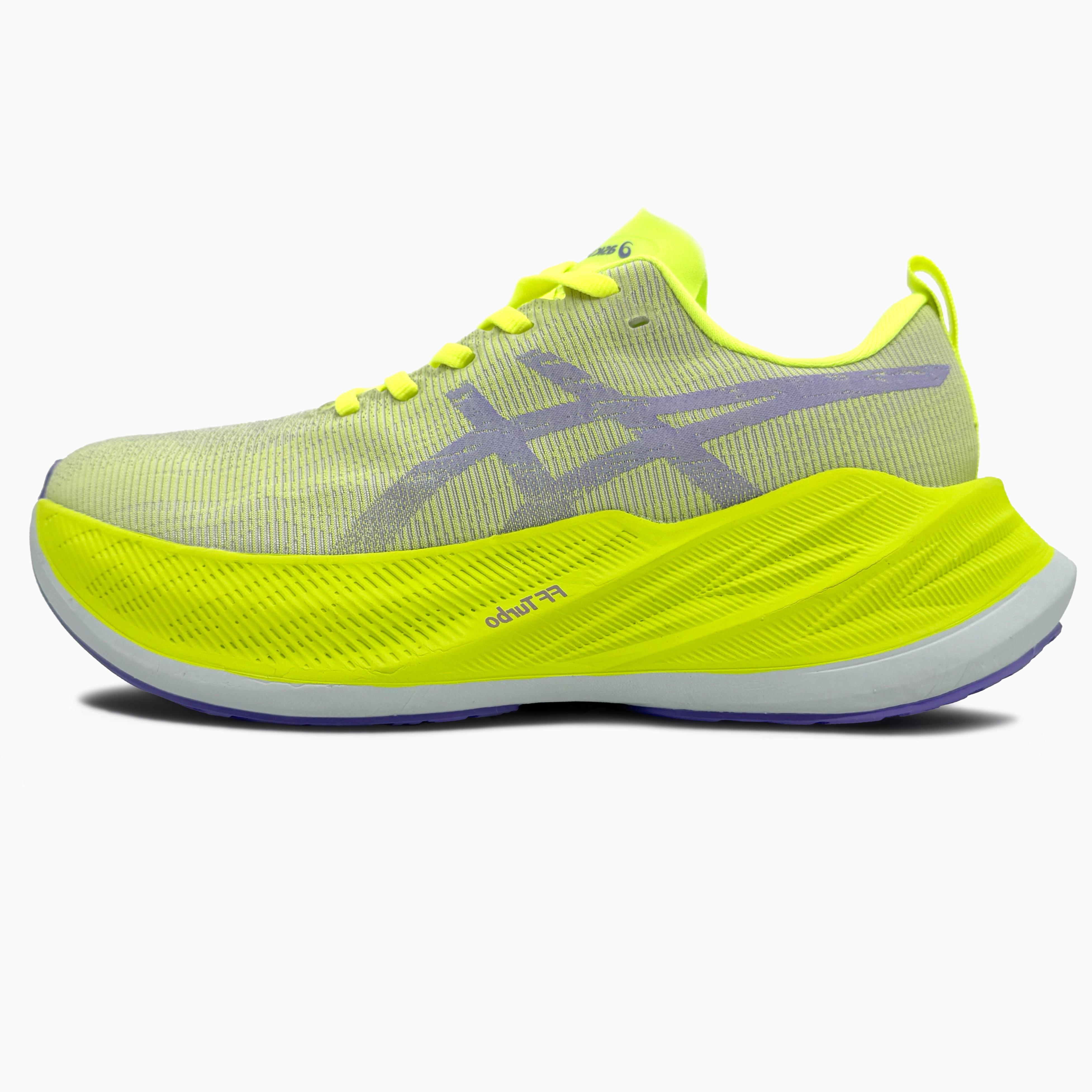 Asics Superblast Neon Yellow Violet