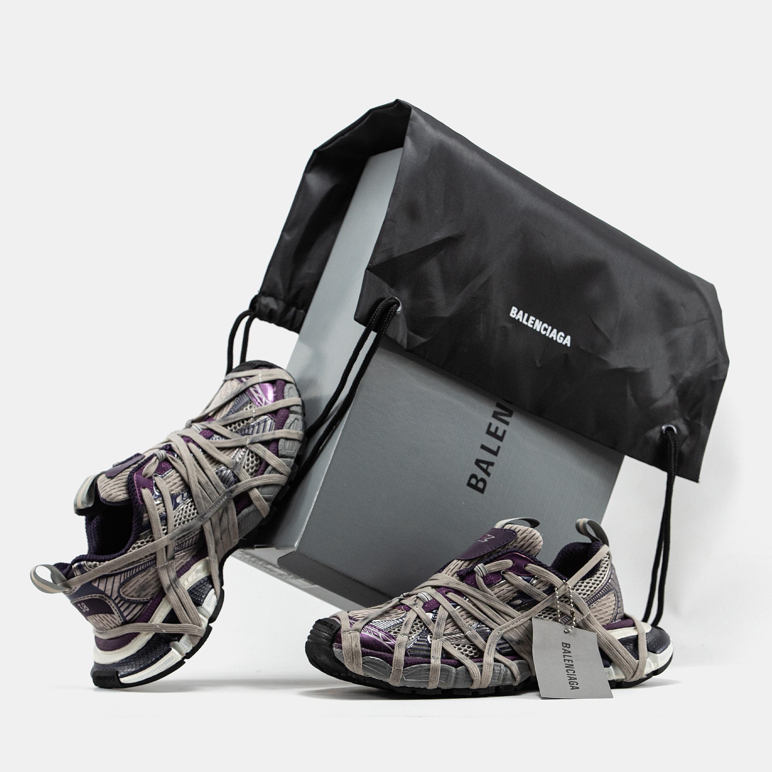Balenciaga 3XL Extreme Lace Grey Purple - изображение 9