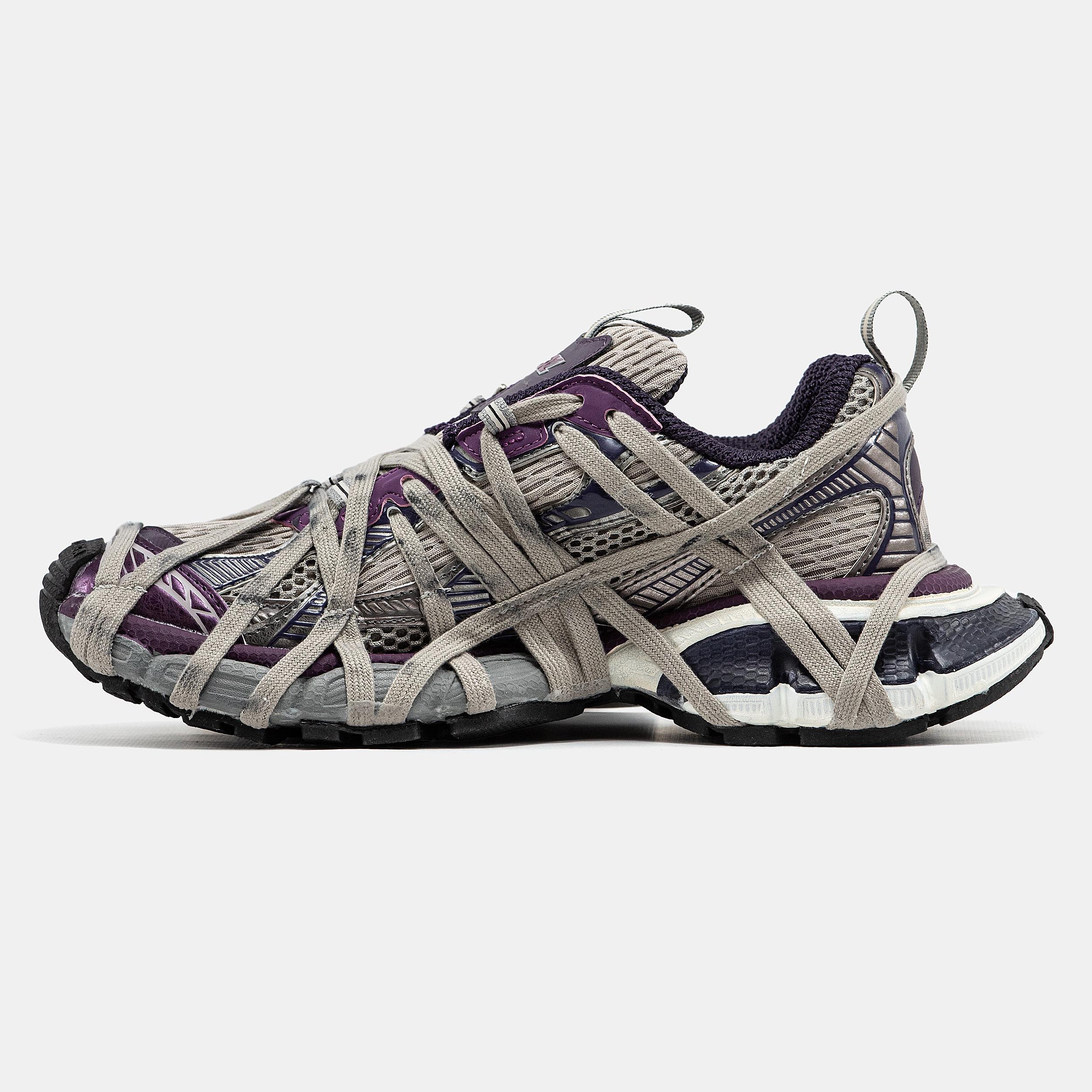 Balenciaga 3XL Extreme Lace Grey Purple - изображение 5
