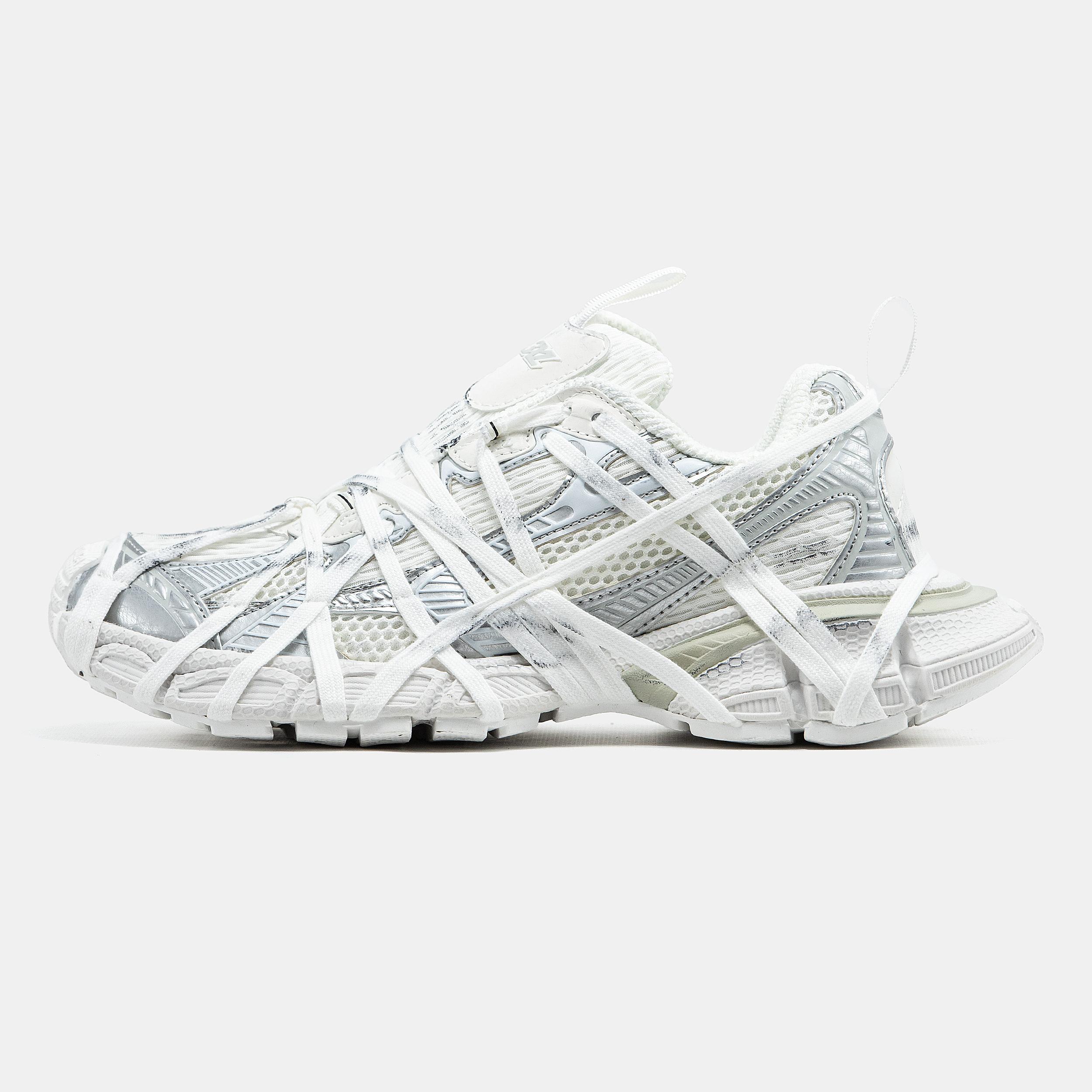 Balenciaga 3XL Extreme Lace White Silver