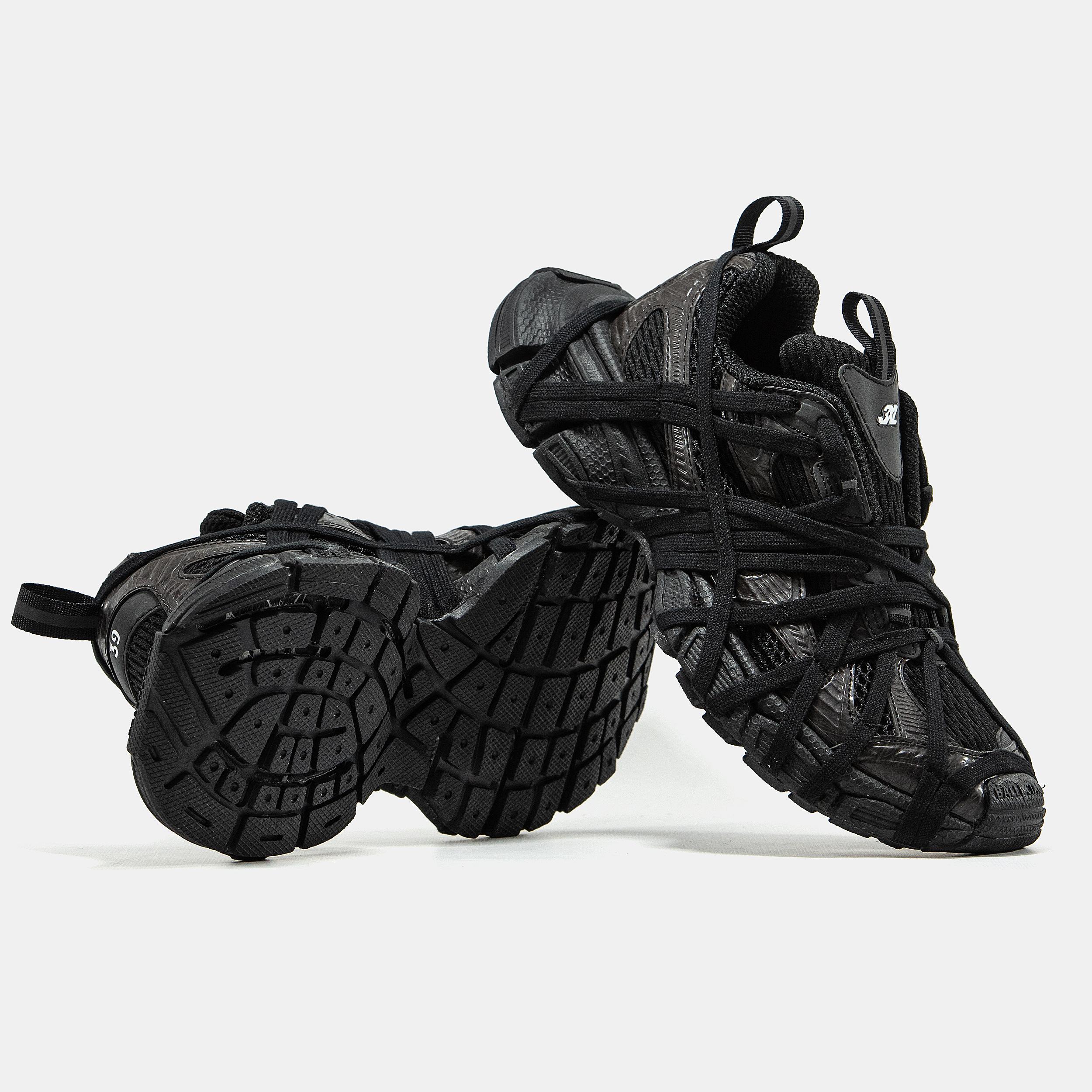 Balenciaga 3XL Extreme Lace Triple Black - изображение 9