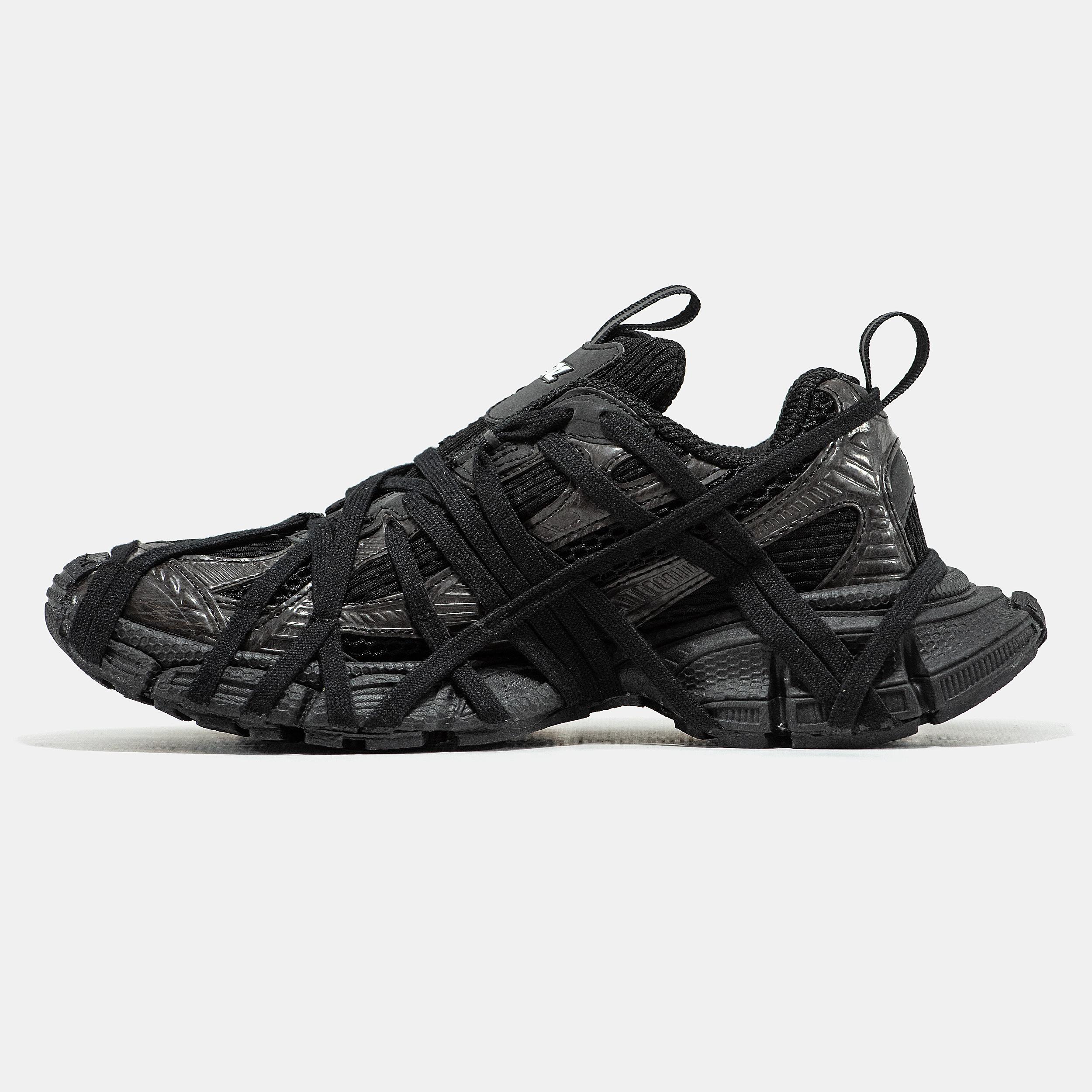 Balenciaga 3XL Extreme Lace Triple Black - изображение 3