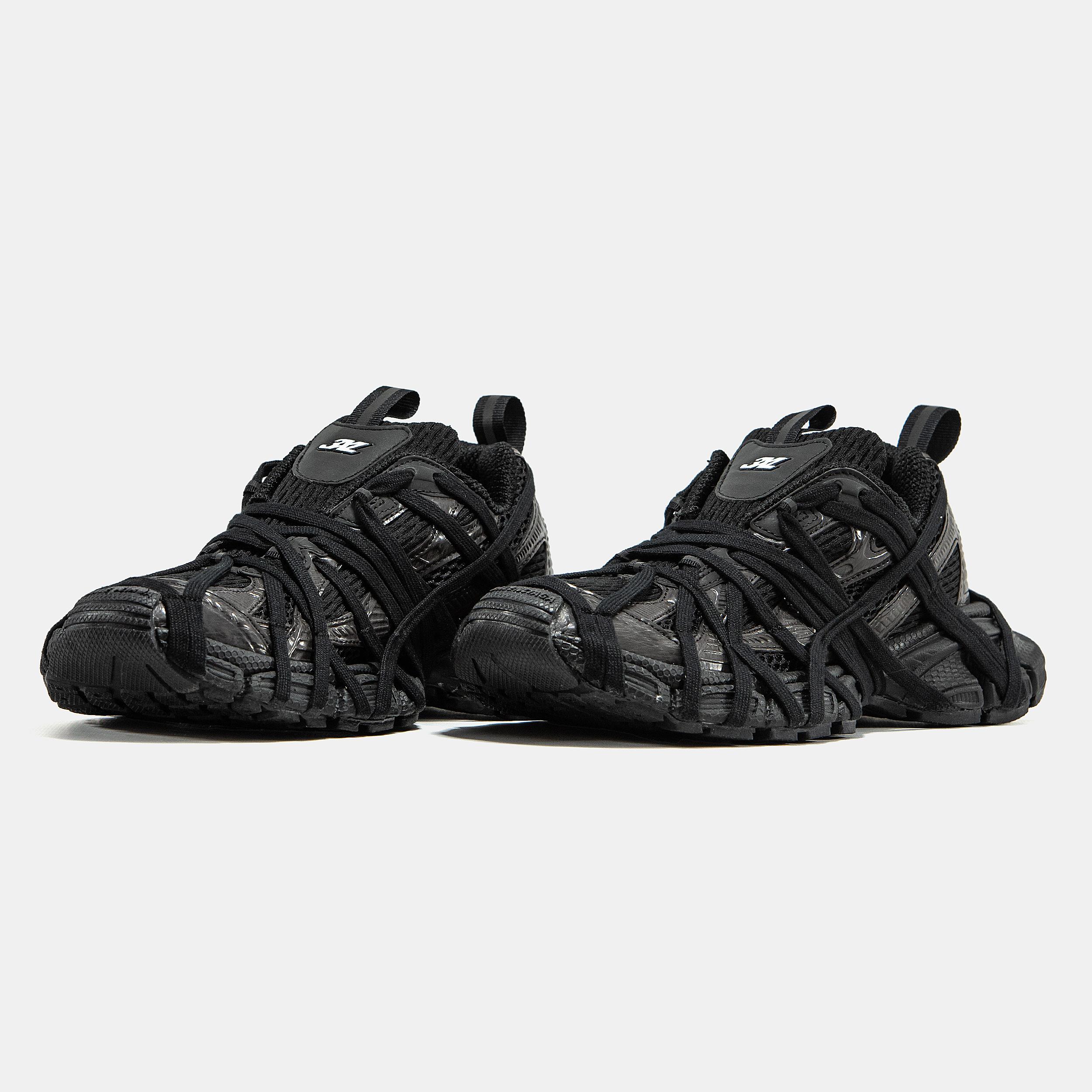 Balenciaga 3XL Extreme Lace Triple Black - изображение 8
