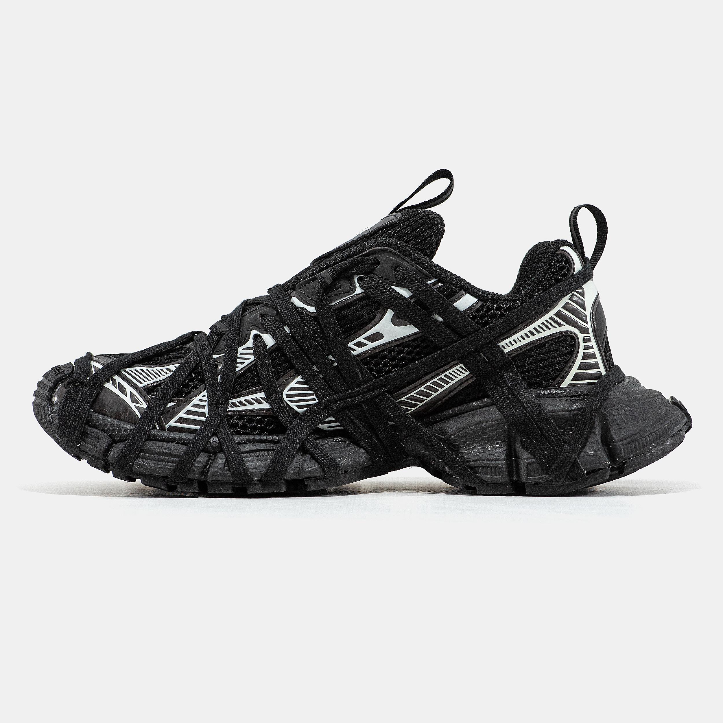 Balenciaga 3XL Extreme Lace Black White - изображение 2