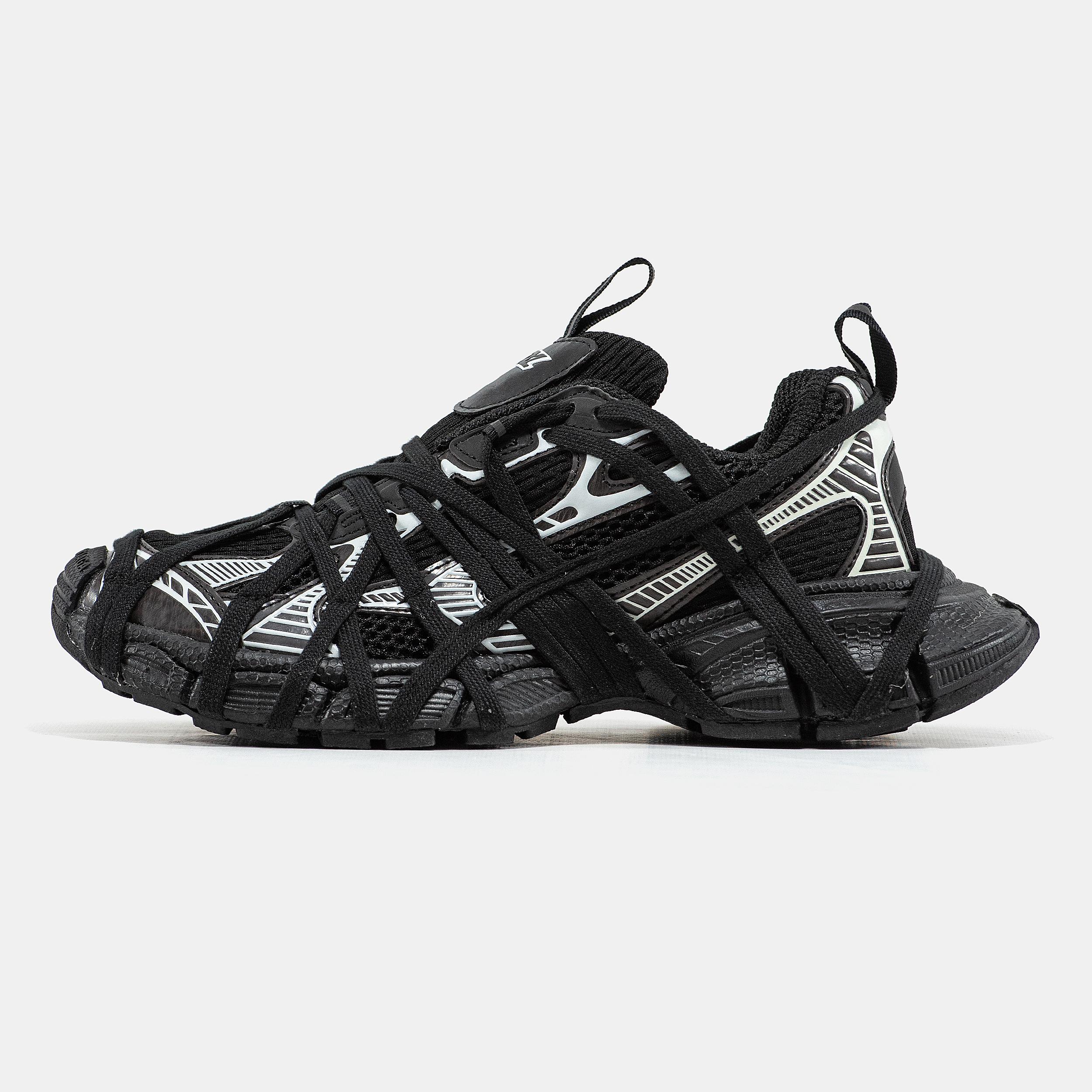 Balenciaga 3XL Extreme Lace Black White