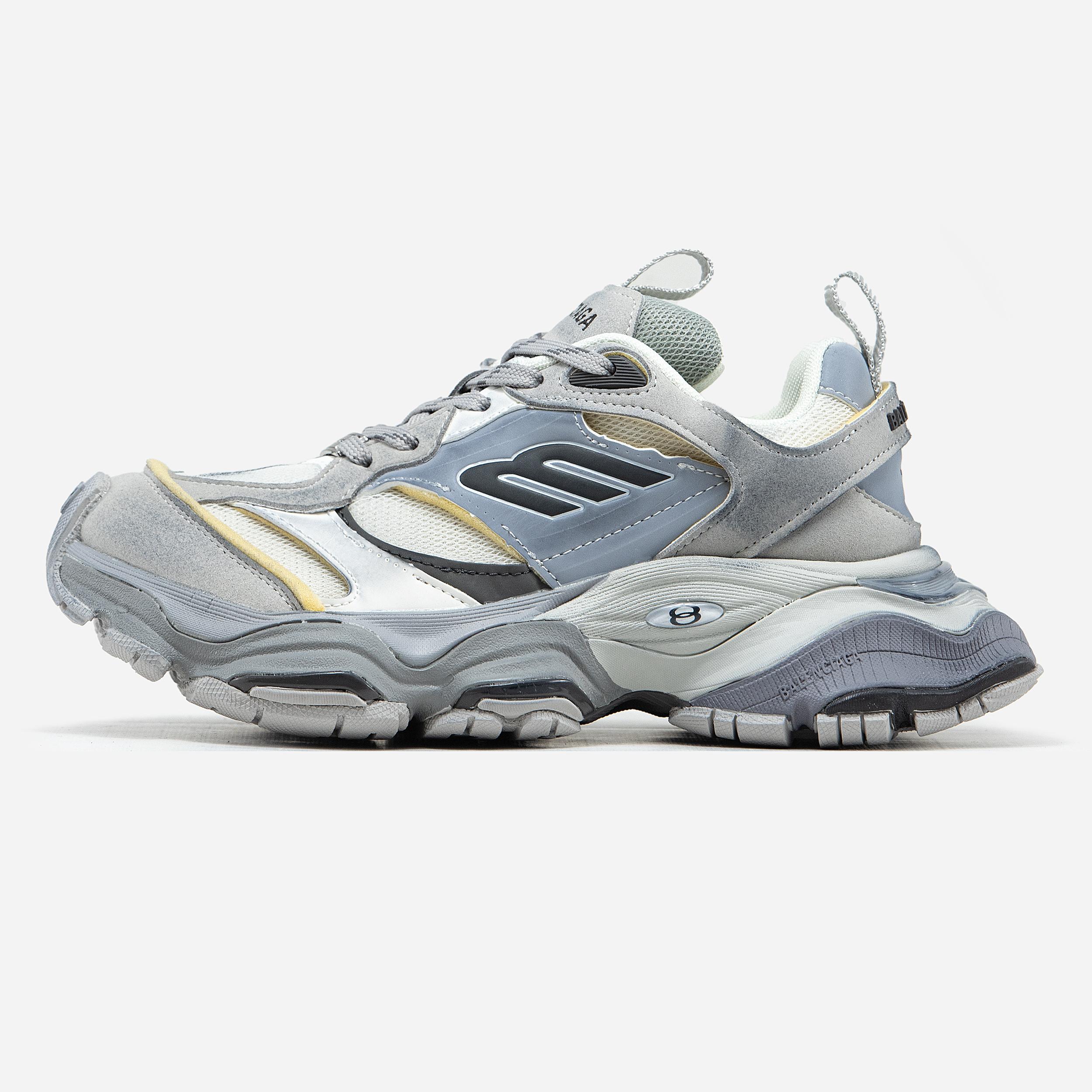Balenciaga Cargo Grey Silver Cream