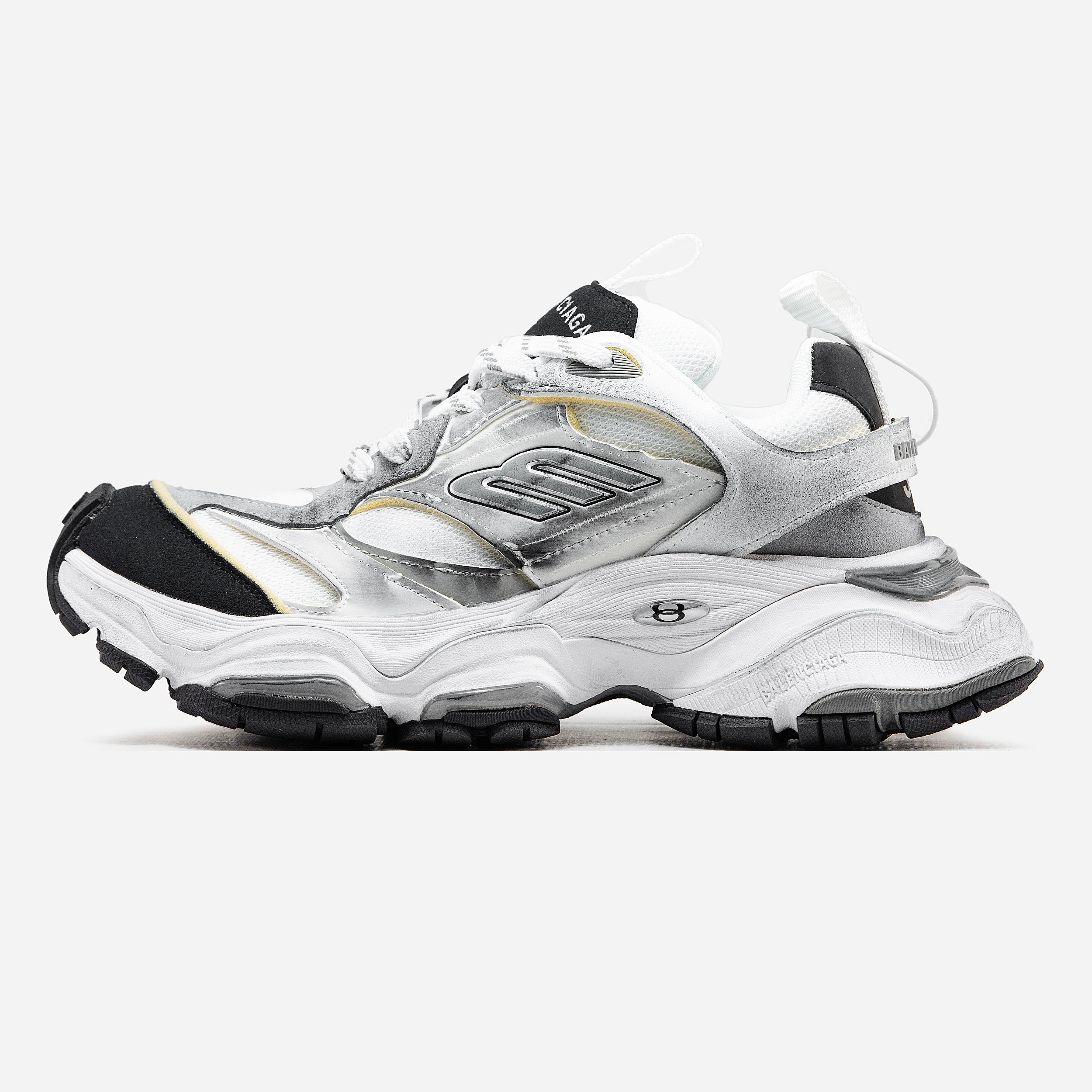 Balenciaga Cargo Silver White Black