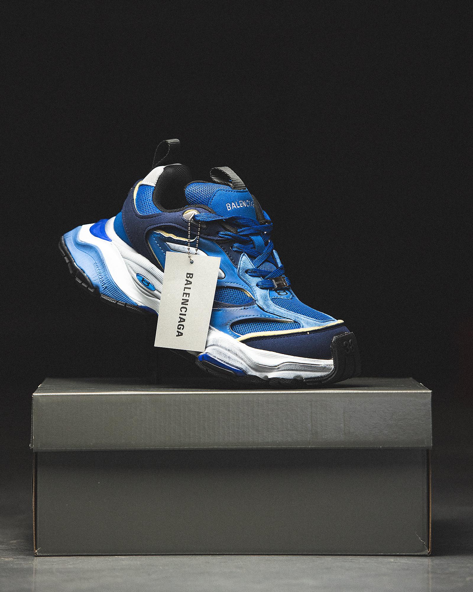 Balenciaga Cargo Sneaker Blue Navy White - изображение 3