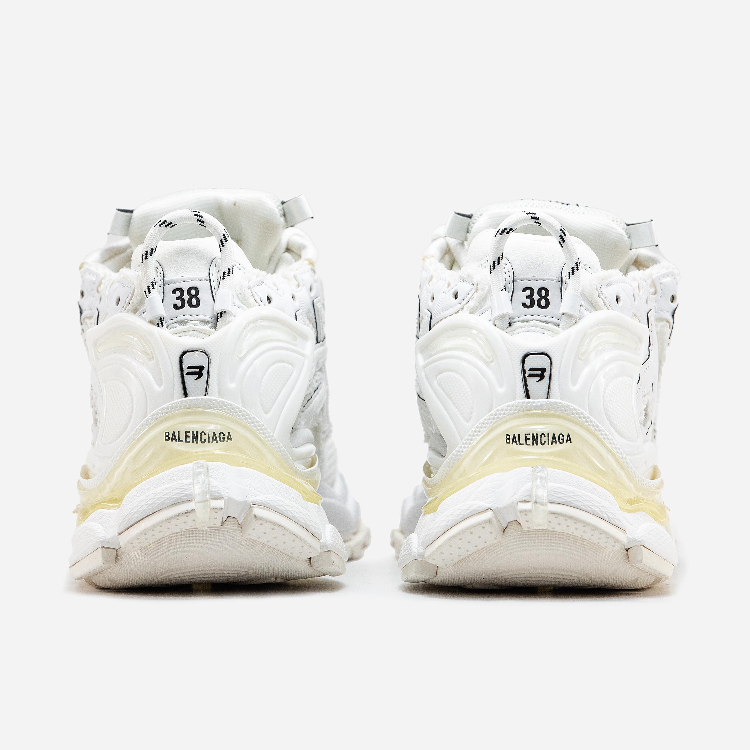 Balenciaga Runner "Triple White" - изображение 4