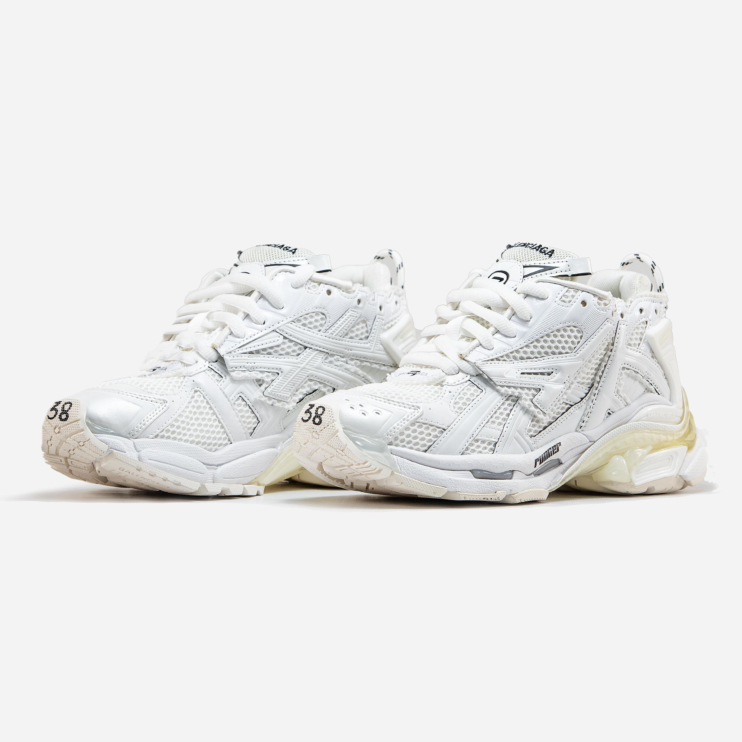 Balenciaga Runner "Triple White" - изображение 5