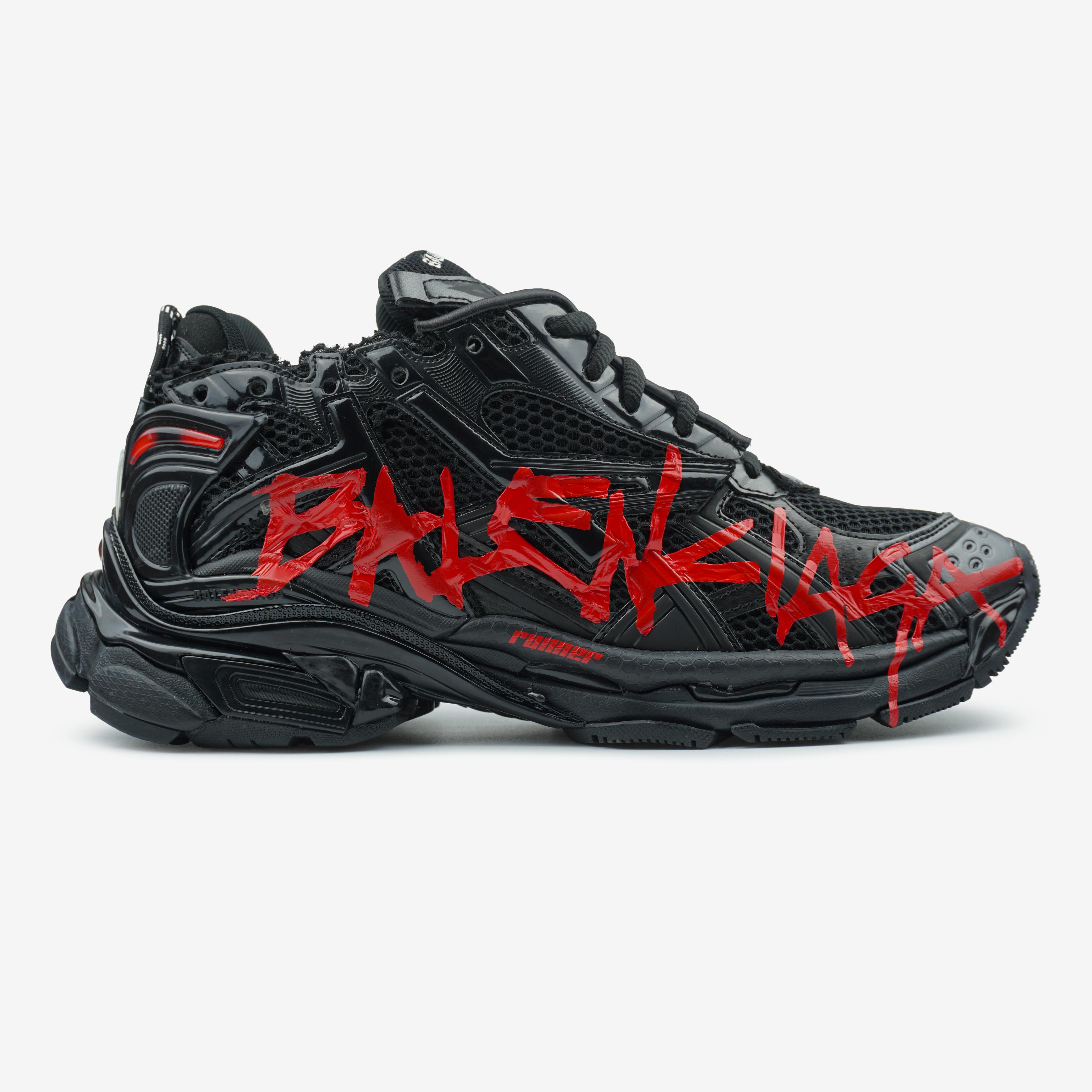 Balenciaga Runner Graffiti Black Red - изображение 4