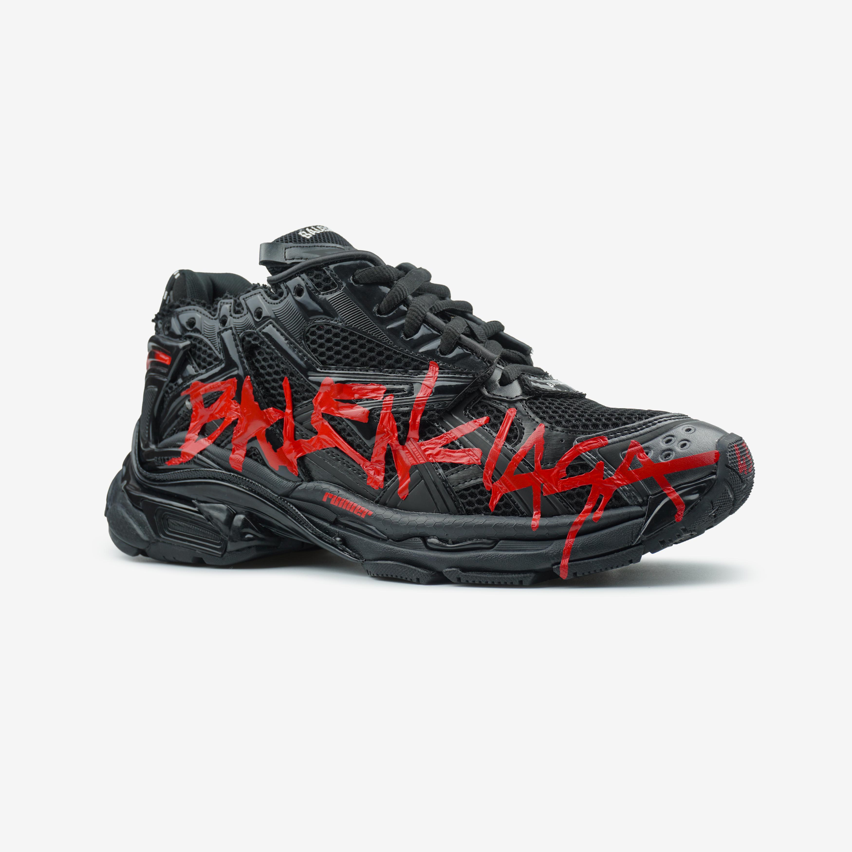 Balenciaga Runner Graffiti Black Red - изображение 6
