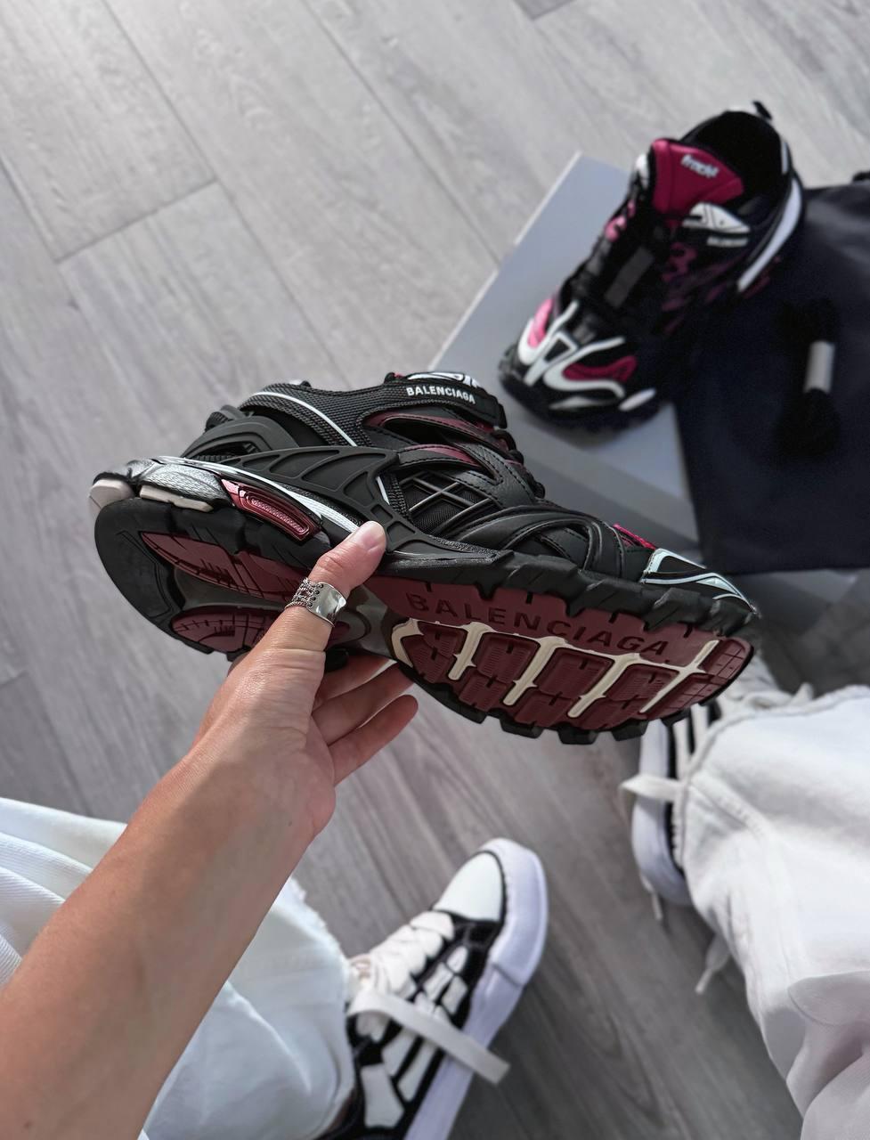 Balenciaga Track.2 Sneaker Black Red White - изображение 3