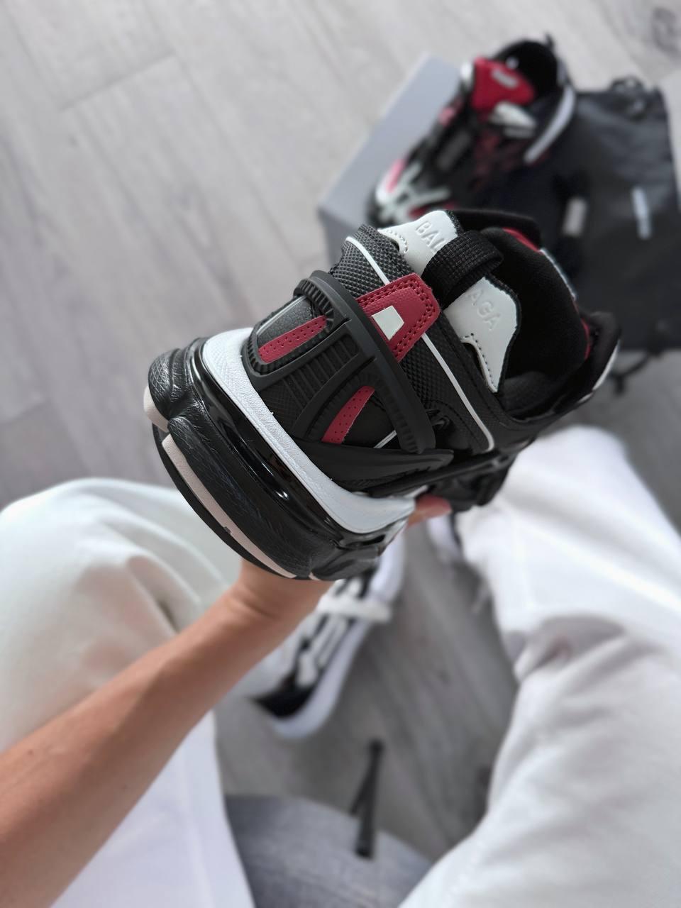 Balenciaga Track.2 Sneaker Black Red White - изображение 5