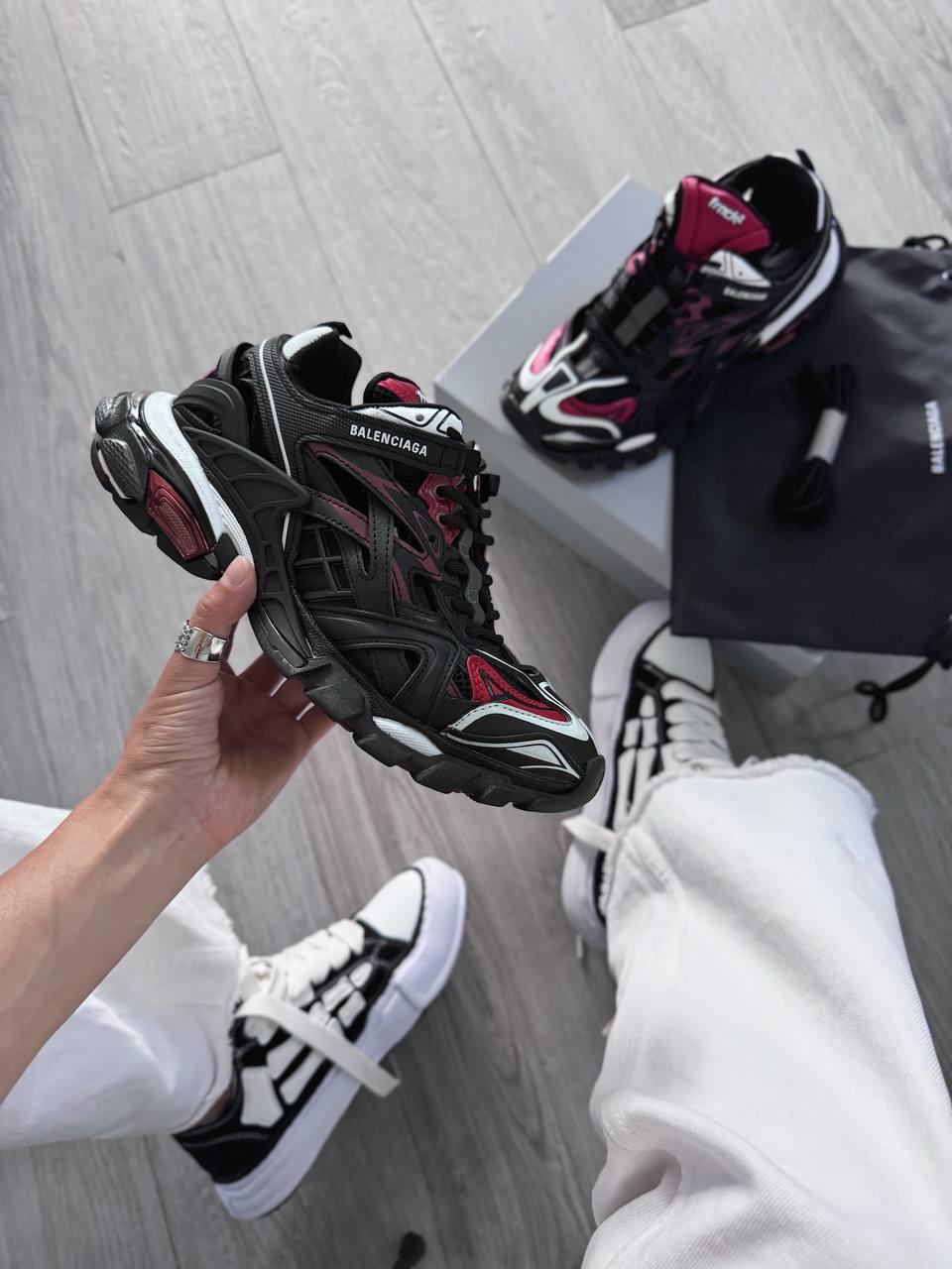 Balenciaga Track.2 Sneaker Black Red White - изображение 6