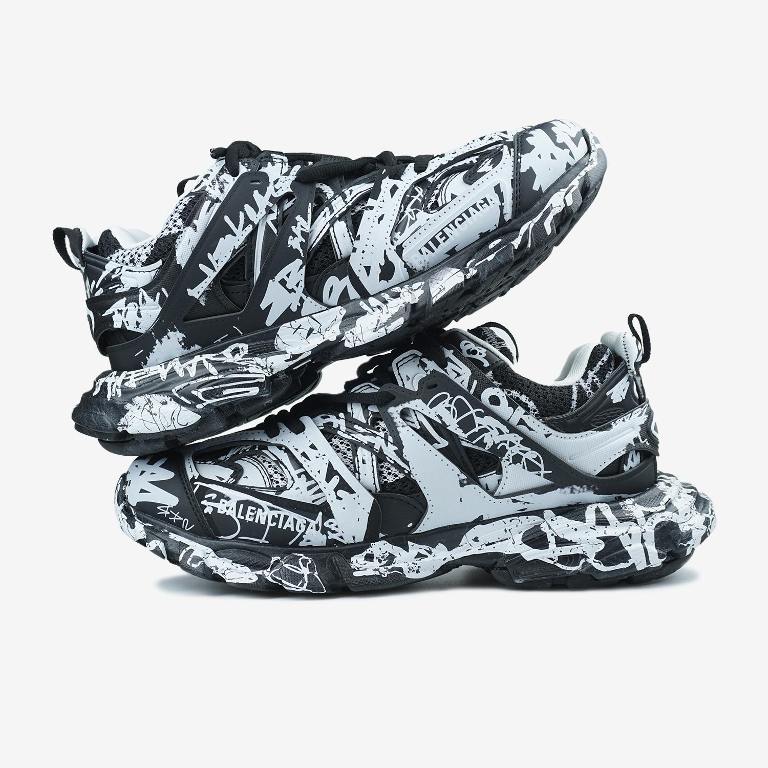 Balenciaga Track Graffiti Black White - изображение 6