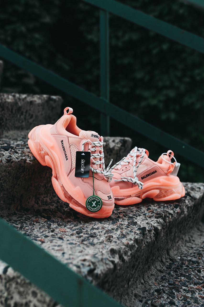 Balenciaga Triple S Clear Sole Pink - изображение 7