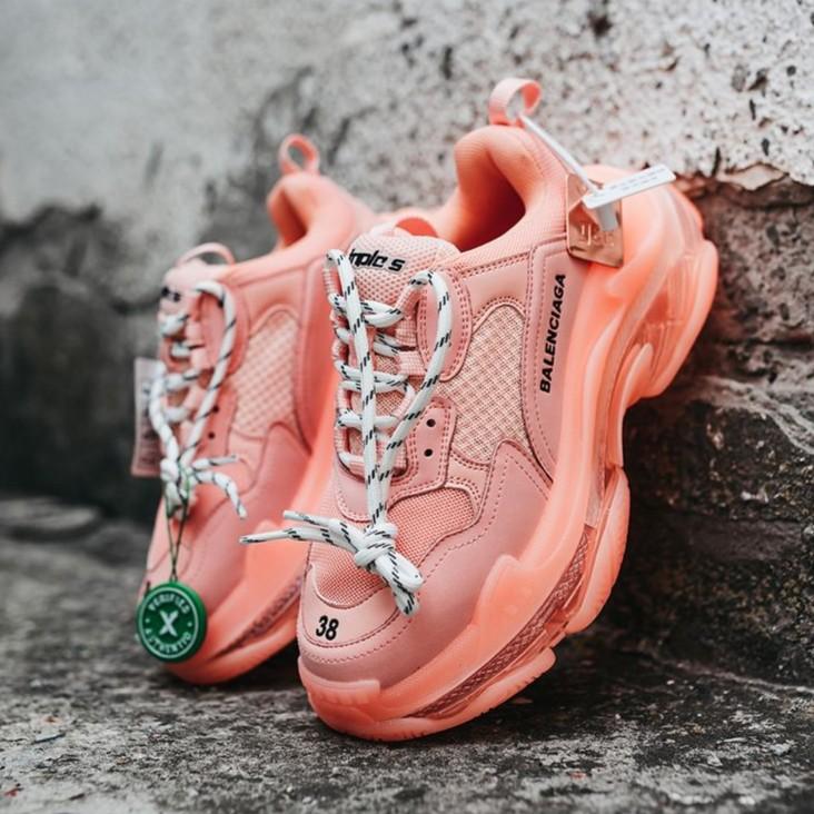 Balenciaga Triple S Clear Sole Pink
