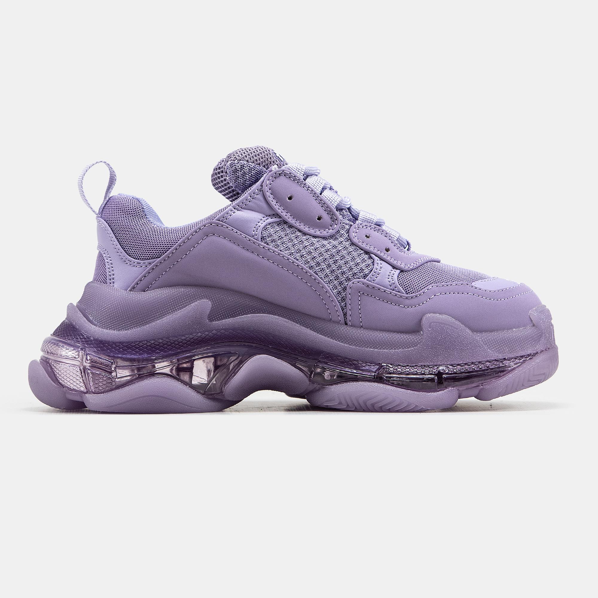 Balenciaga Triple S Clear Sole Purple - изображение 1