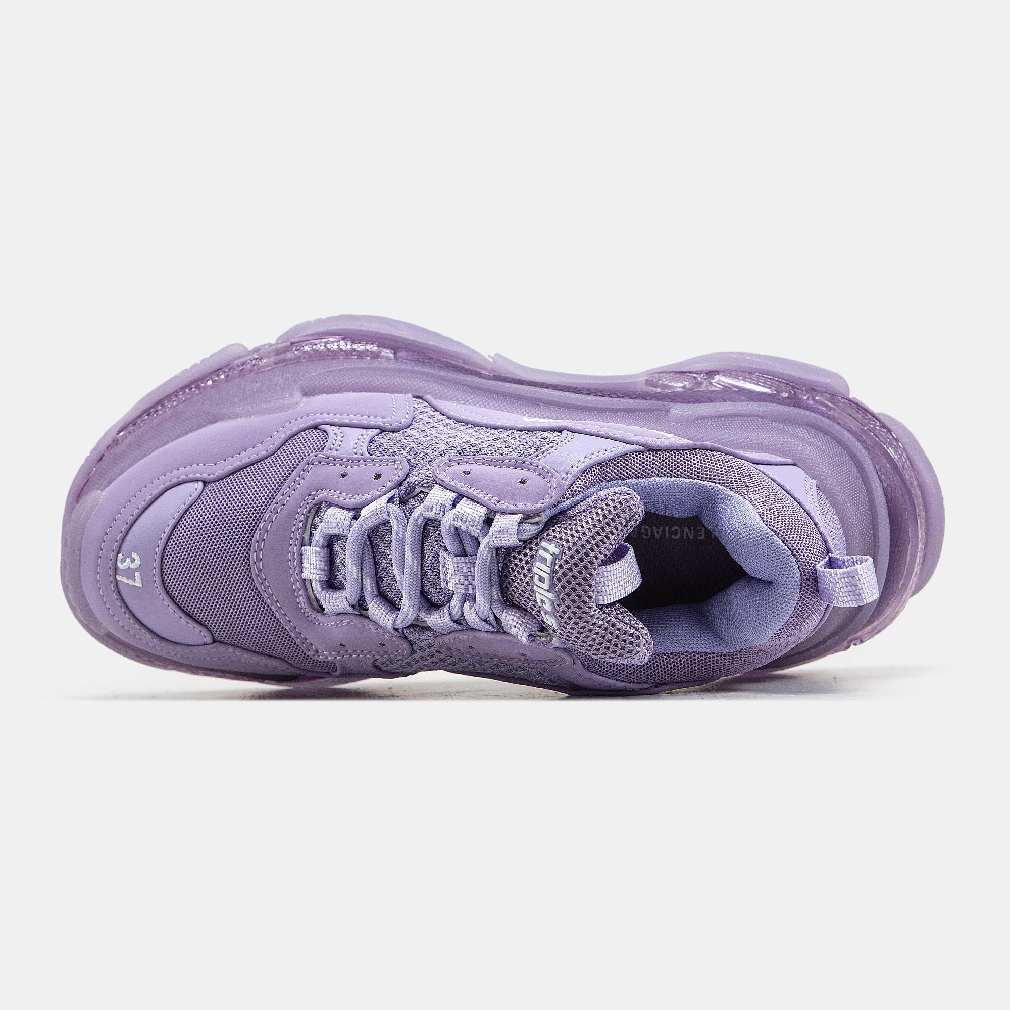 Balenciaga Triple S Clear Sole Purple - изображение 2