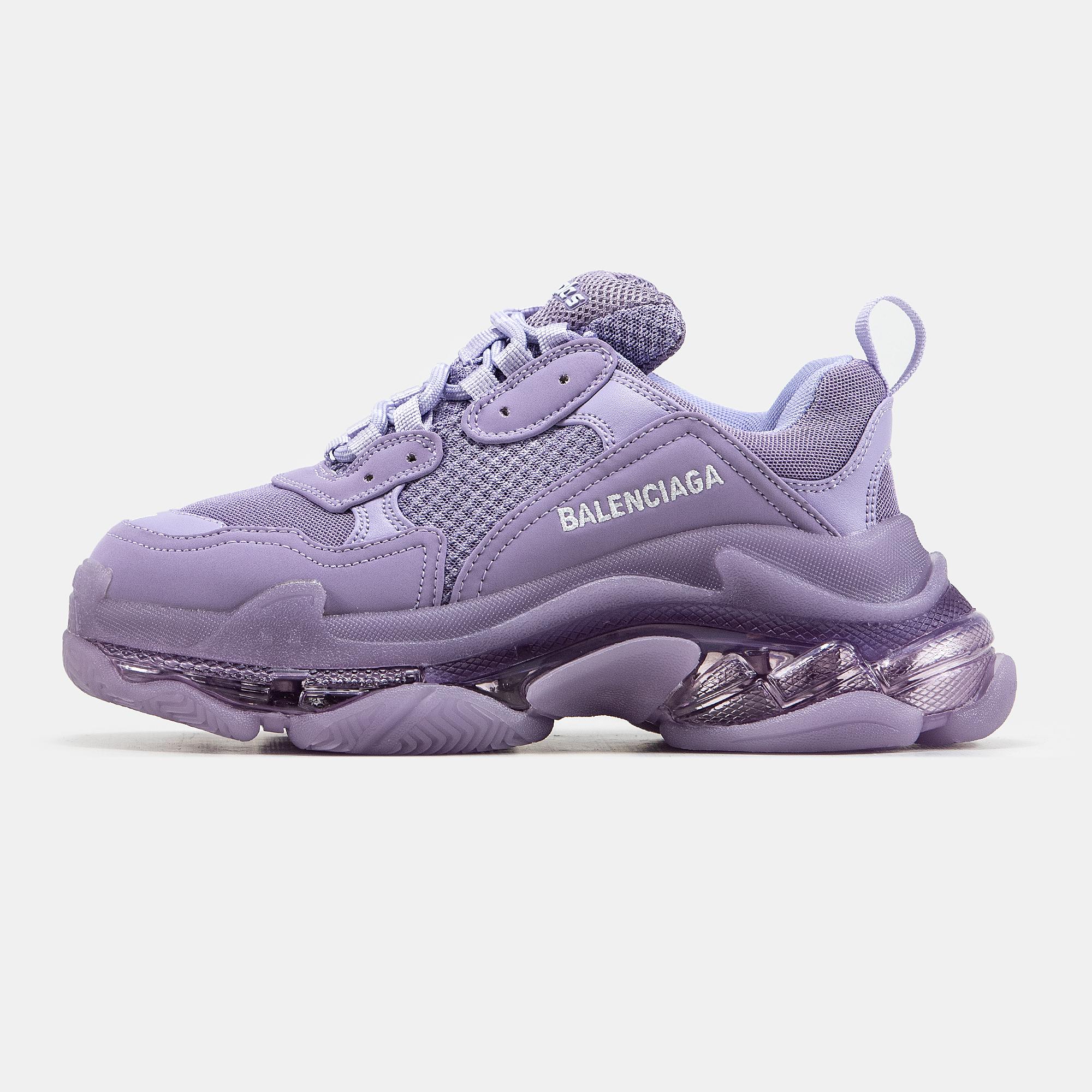 Balenciaga Triple S Clear Sole Purple
