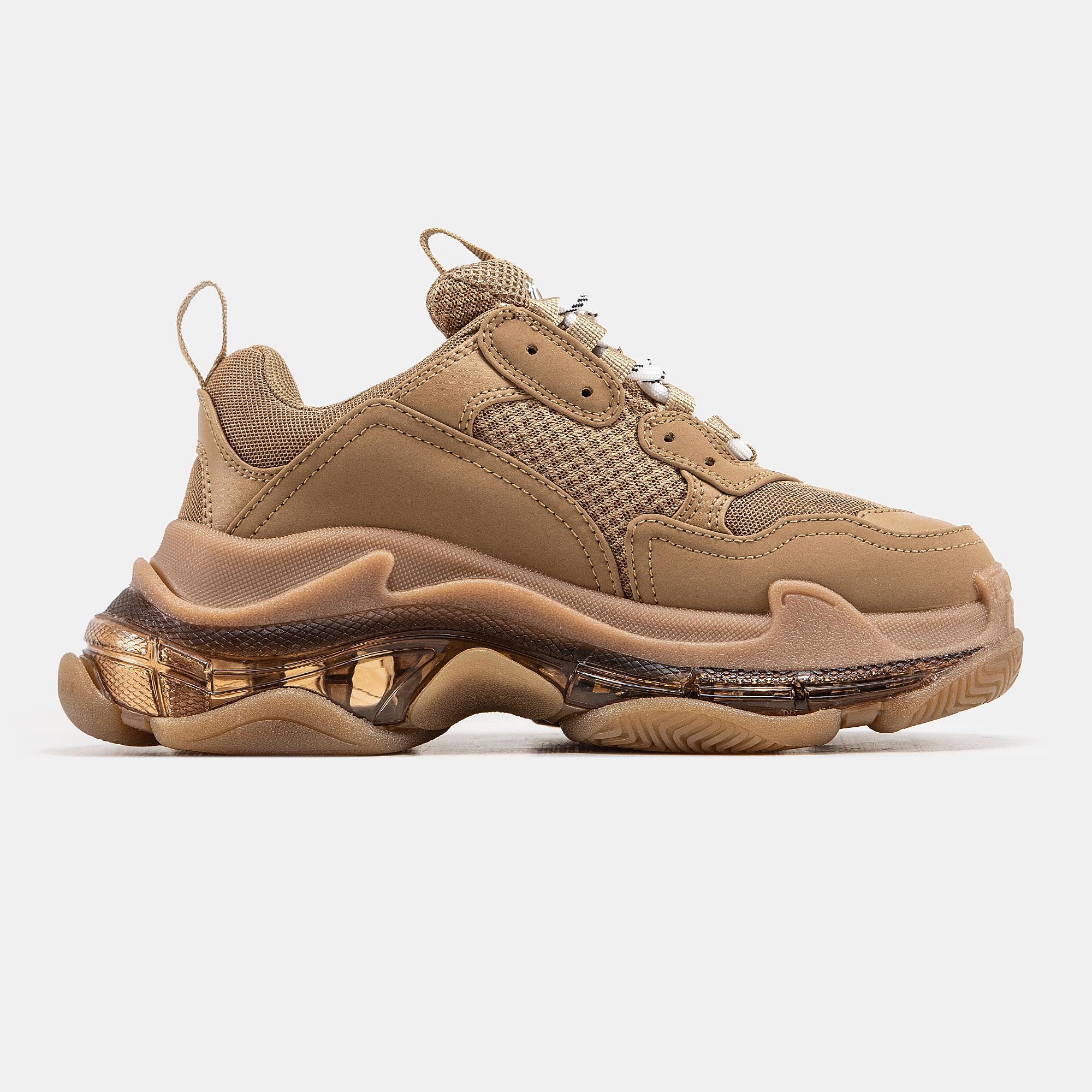 Balenciaga Triple S Clear Sole Brown - изображение 1