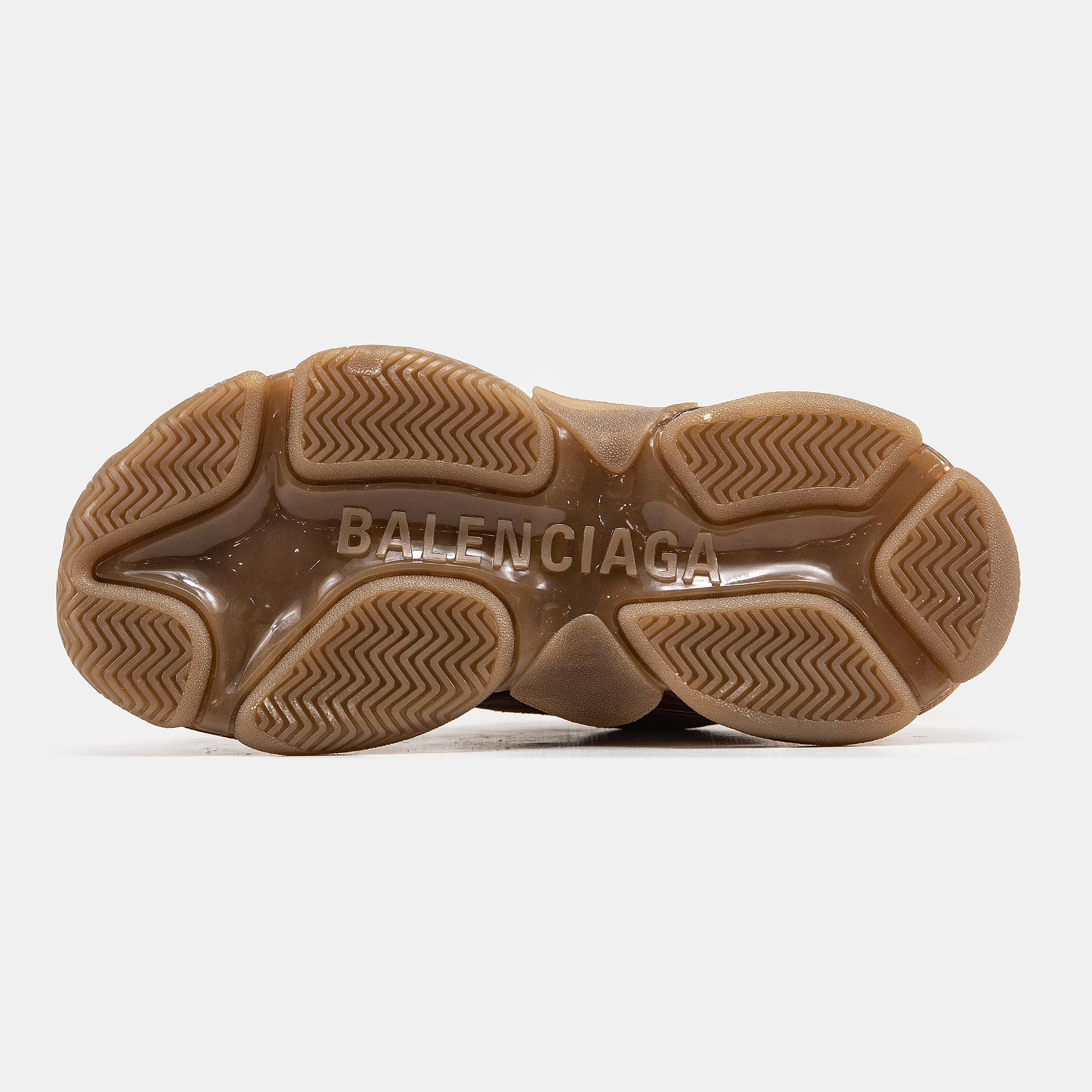 Balenciaga Triple S Clear Sole Brown - изображение 3