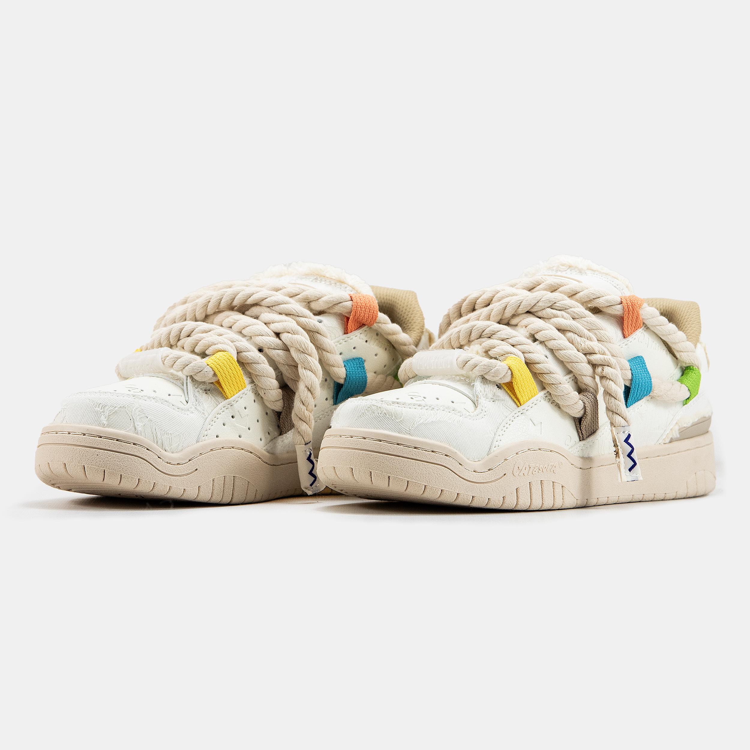 Cat & Sofa Rope Laces Off-White Multi - изображение 2