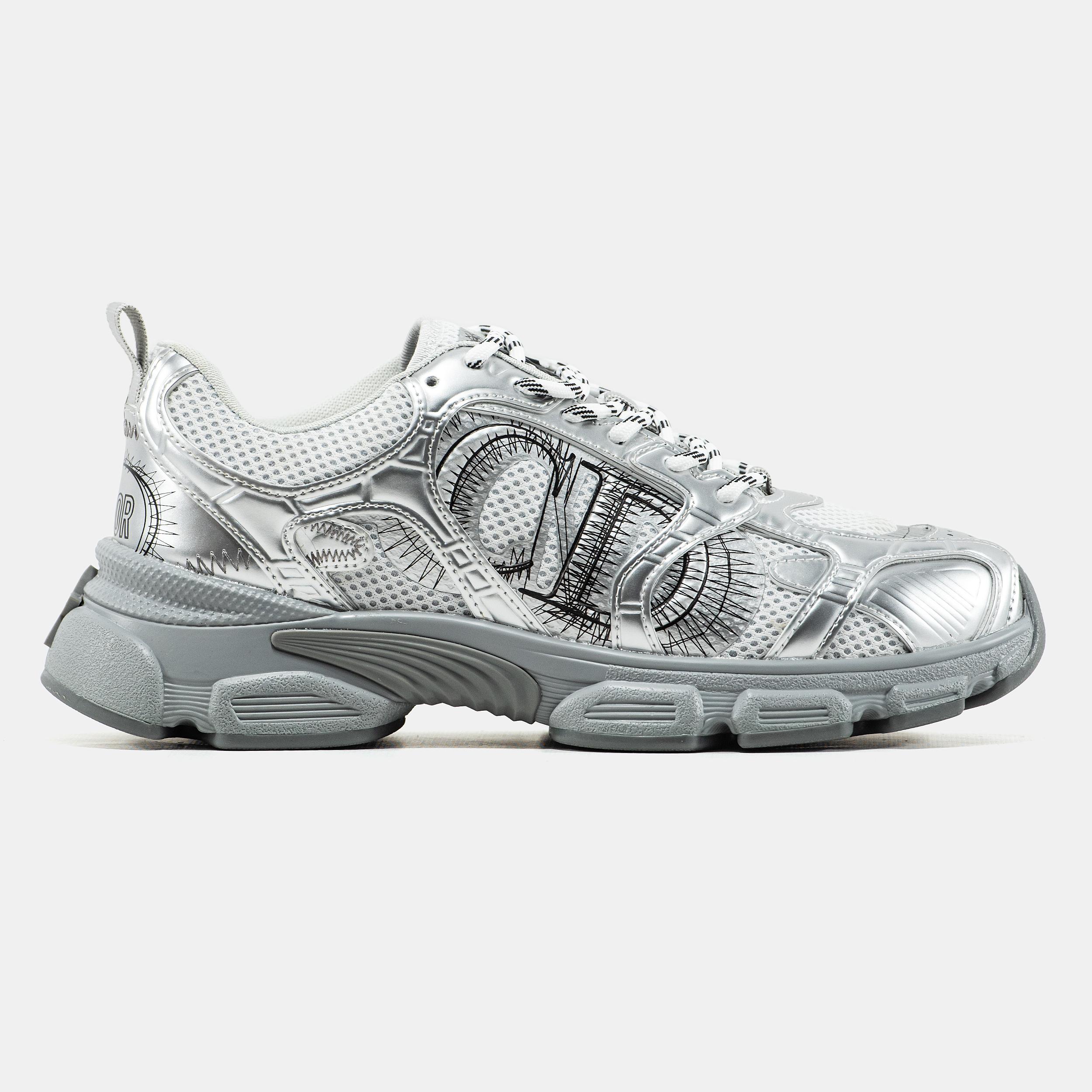 Dior Chrono Sneaker Silver Black - изображение 4
