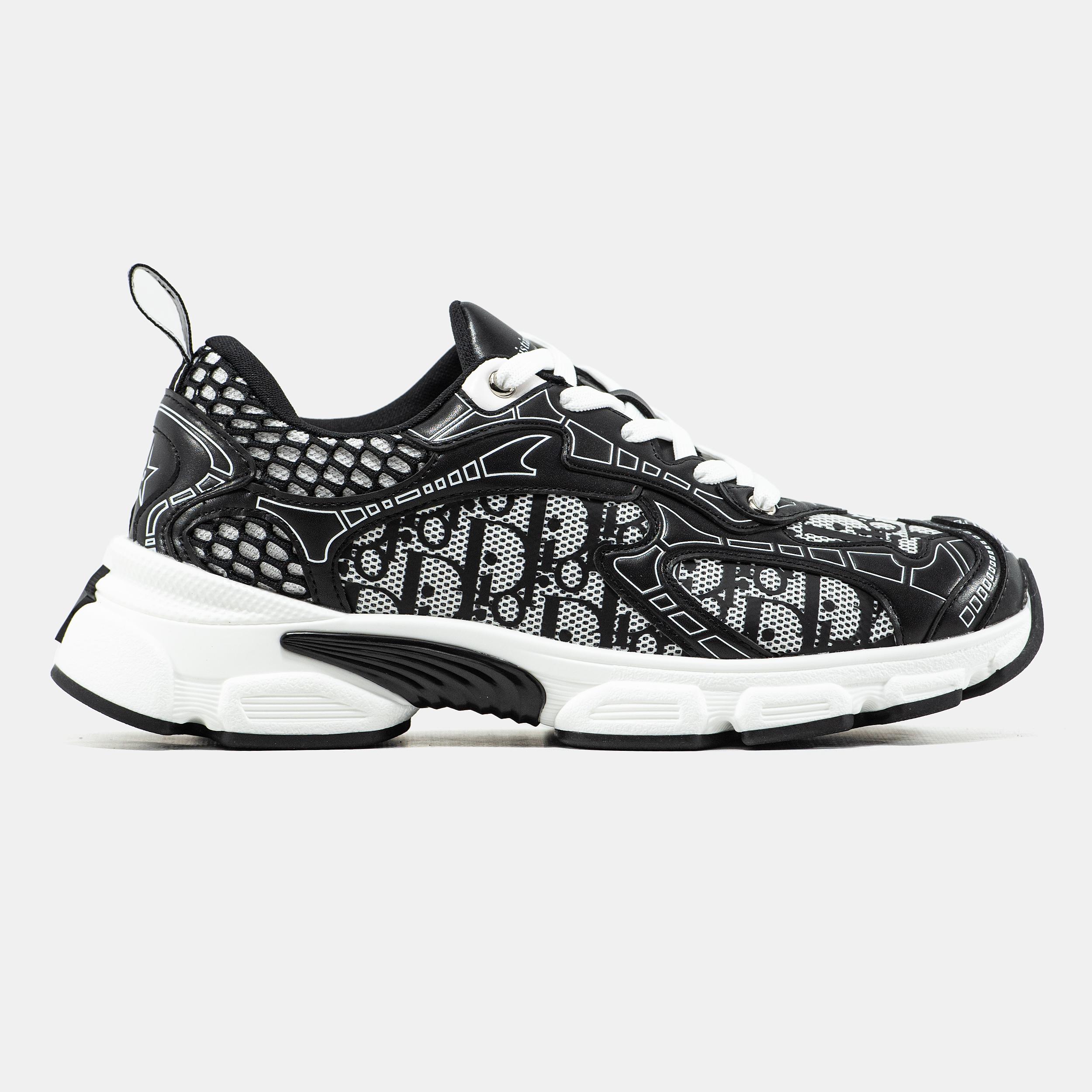Dior Chrono Sneaker Black White - изображение 4