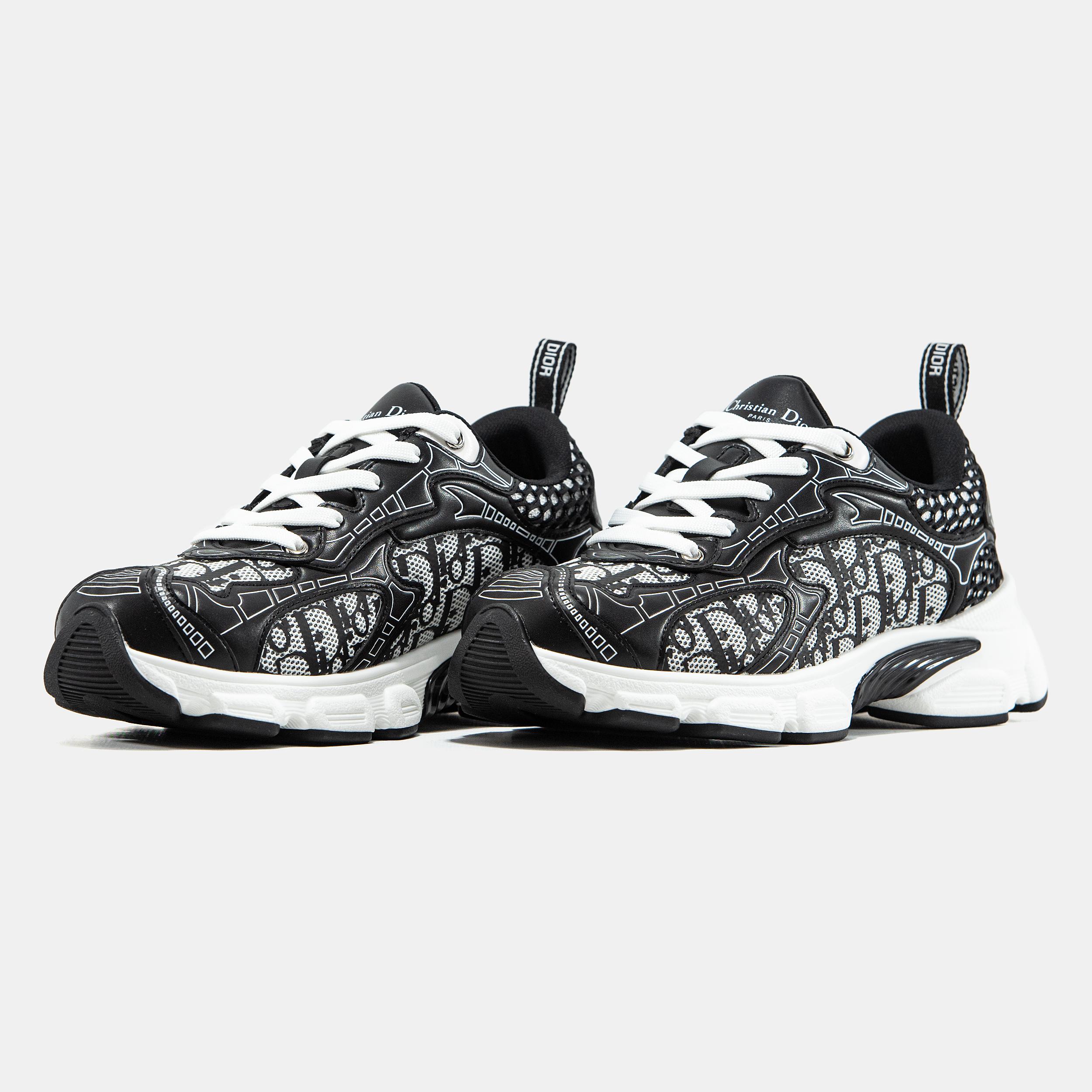 Dior Chrono Sneaker Black White - изображение 6