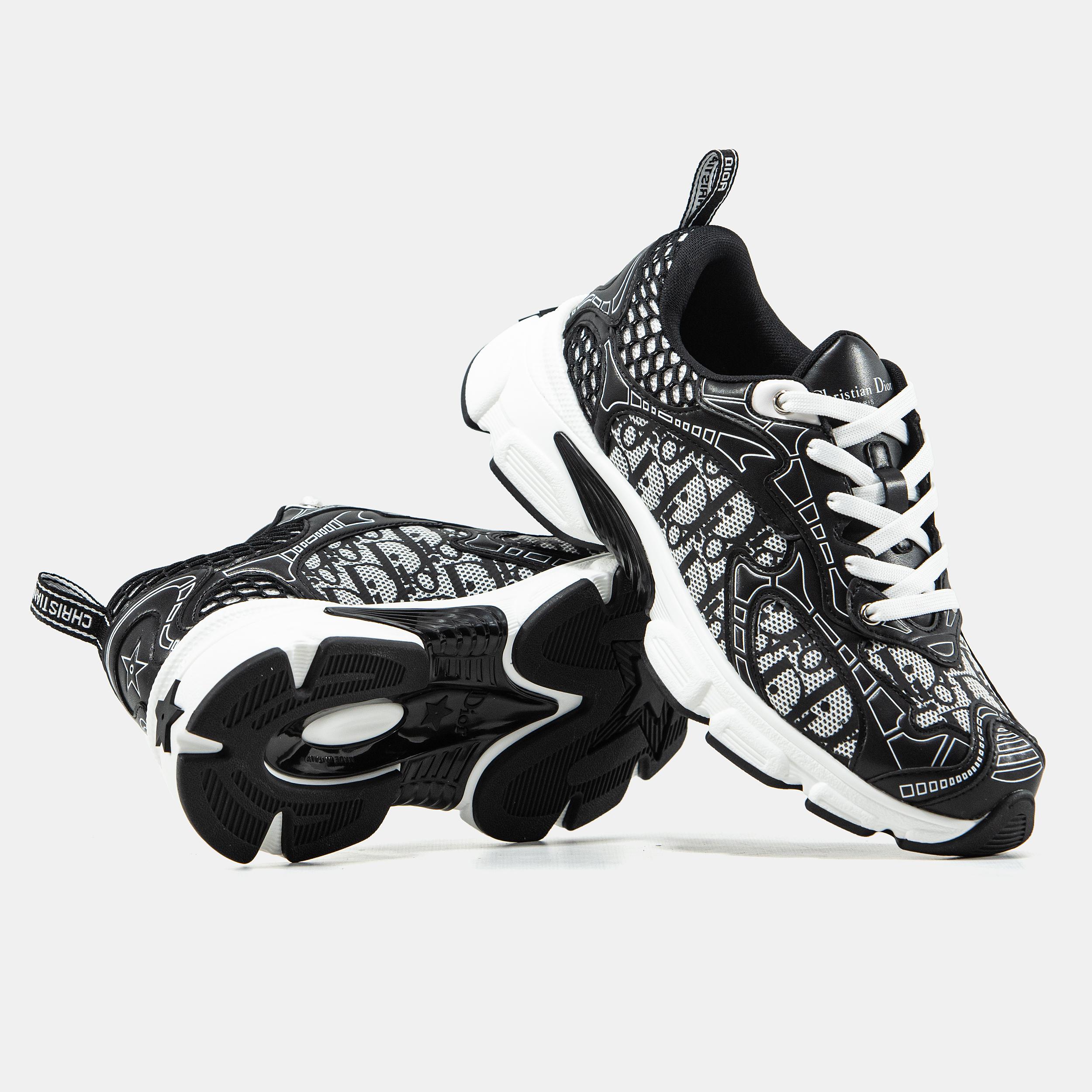 Dior Chrono Sneaker Black White - изображение 7