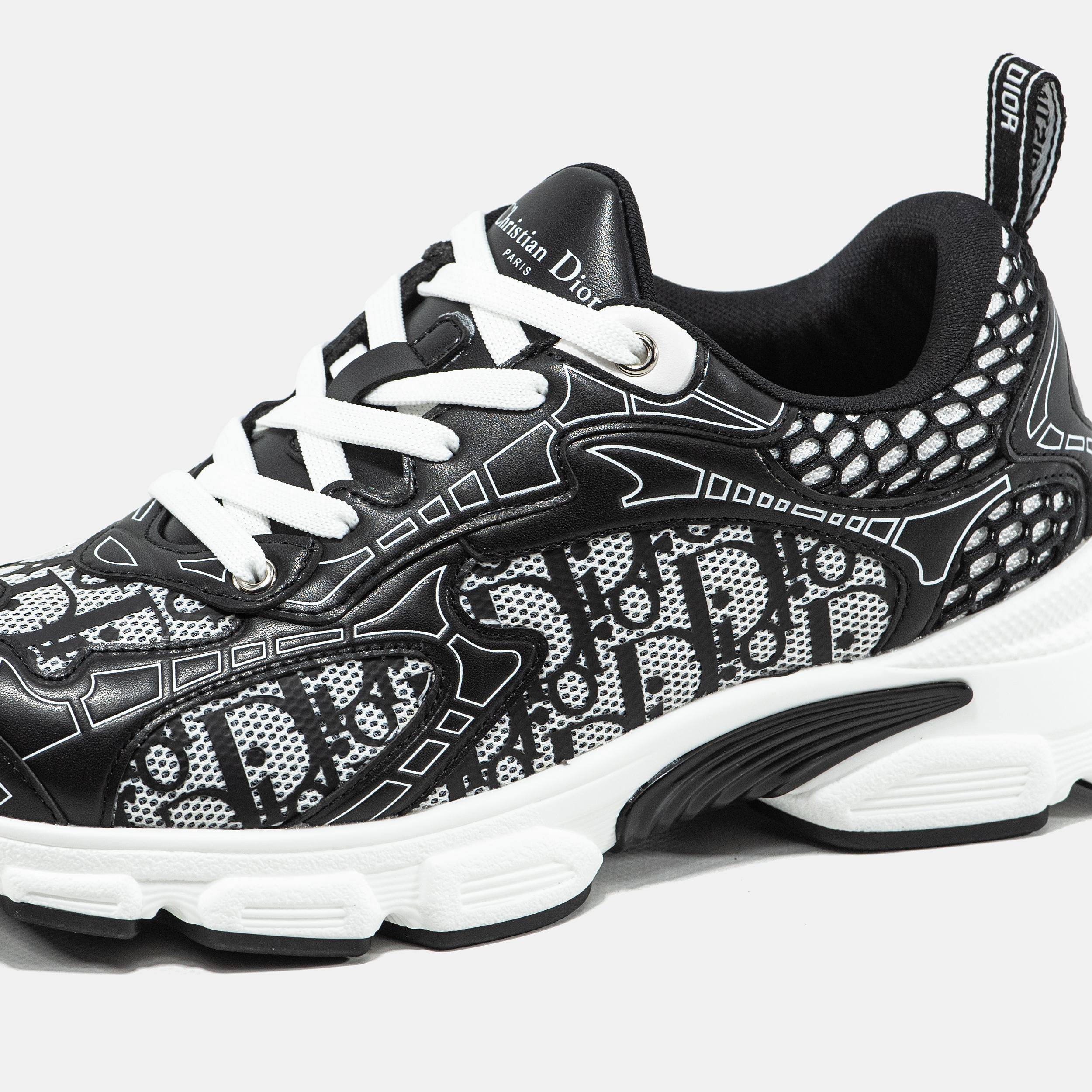 Dior Chrono Sneaker Black White - изображение 8