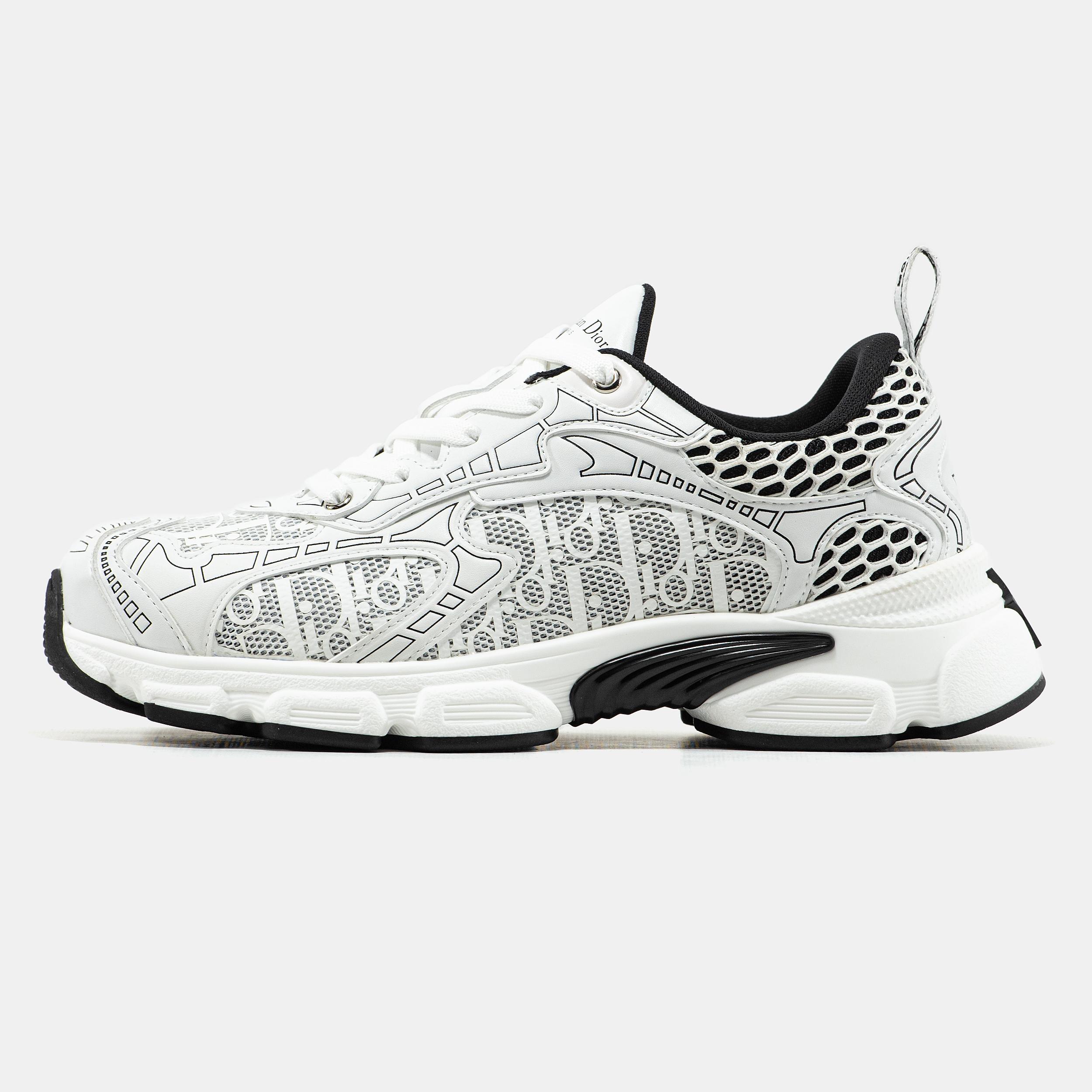 Dior Chrono Sneaker Monogram White