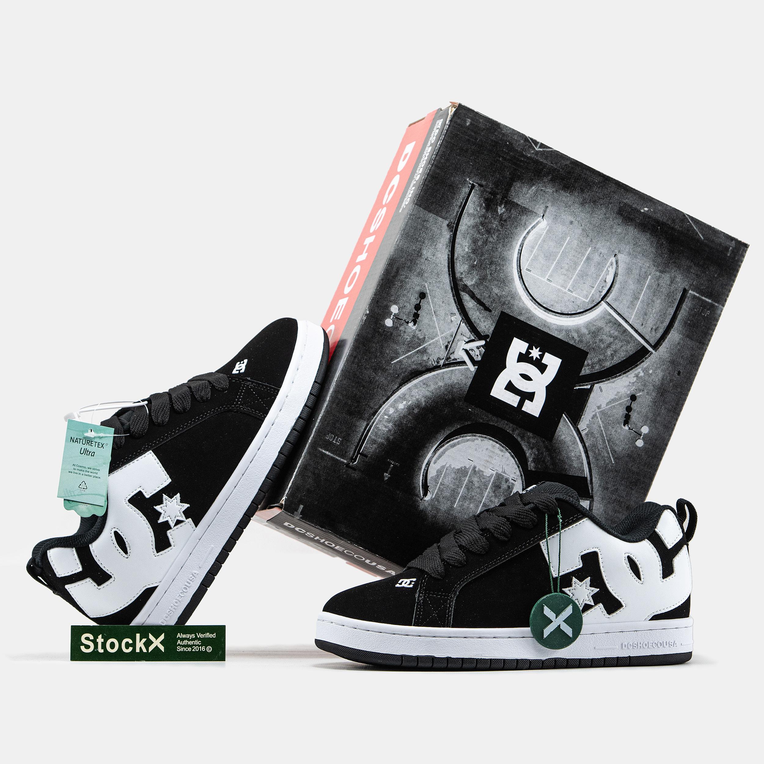 DC Shoes Court Graffik Black White - изображение 5
