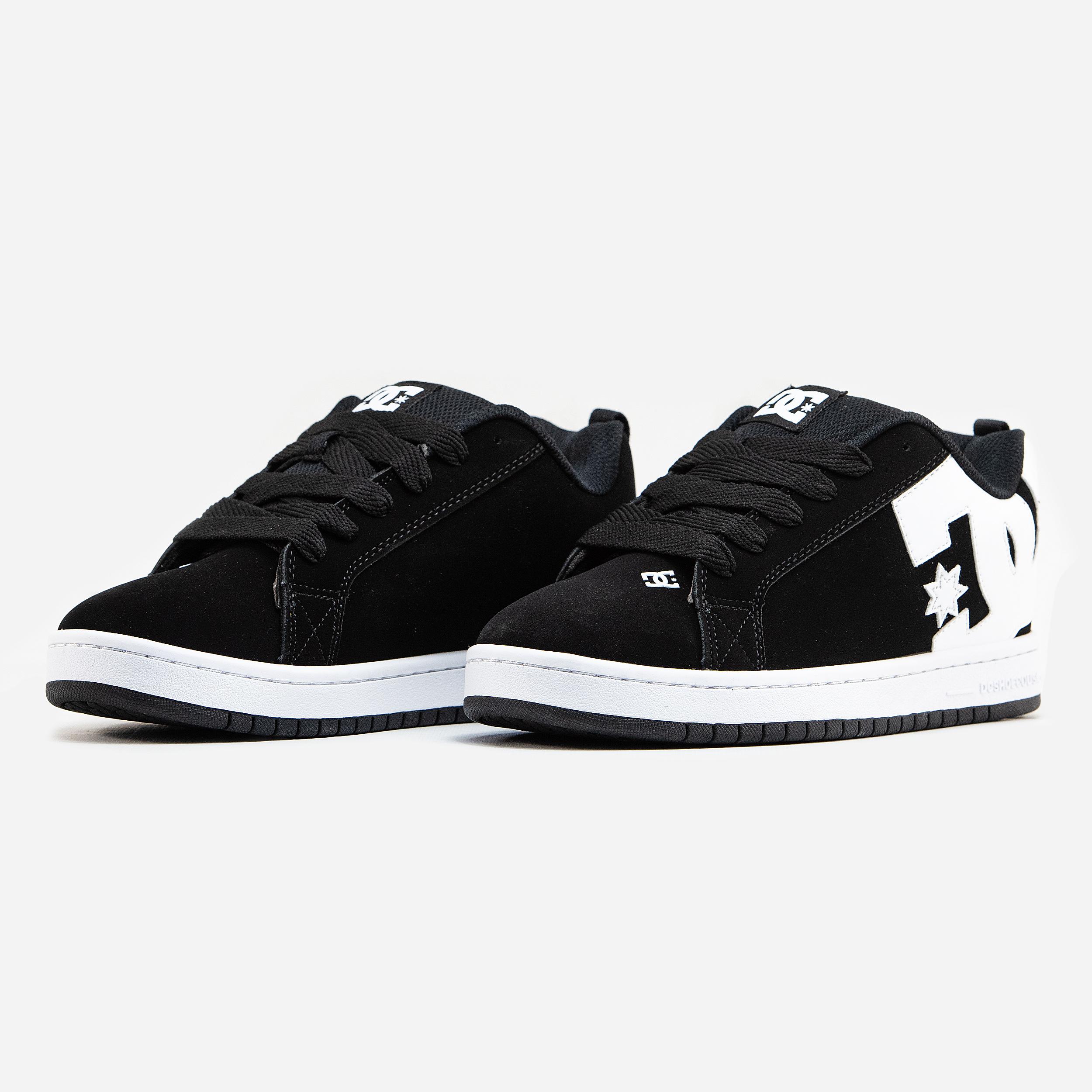 DC Shoes Court Graffik Black White - изображение 6