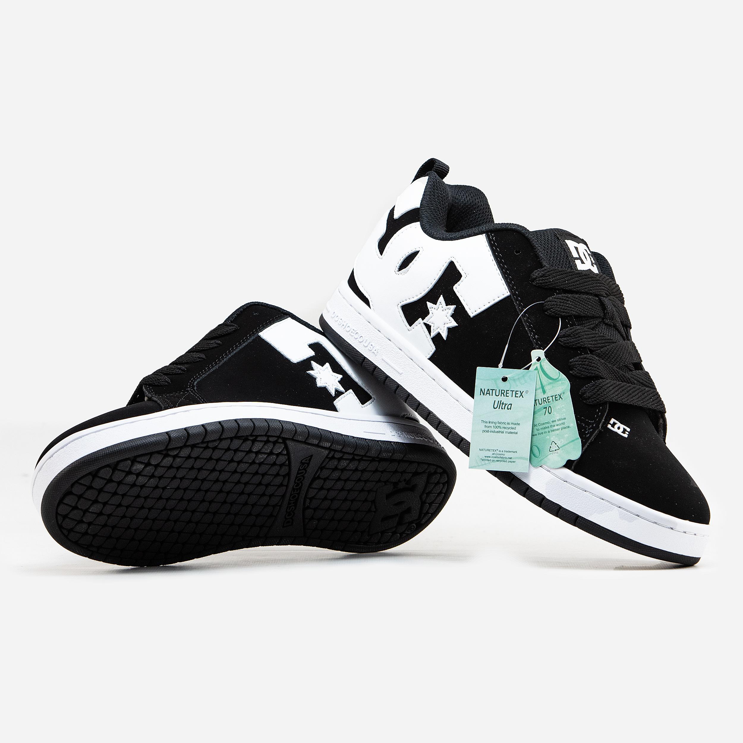 DC Shoes Court Graffik Black White - изображение 7