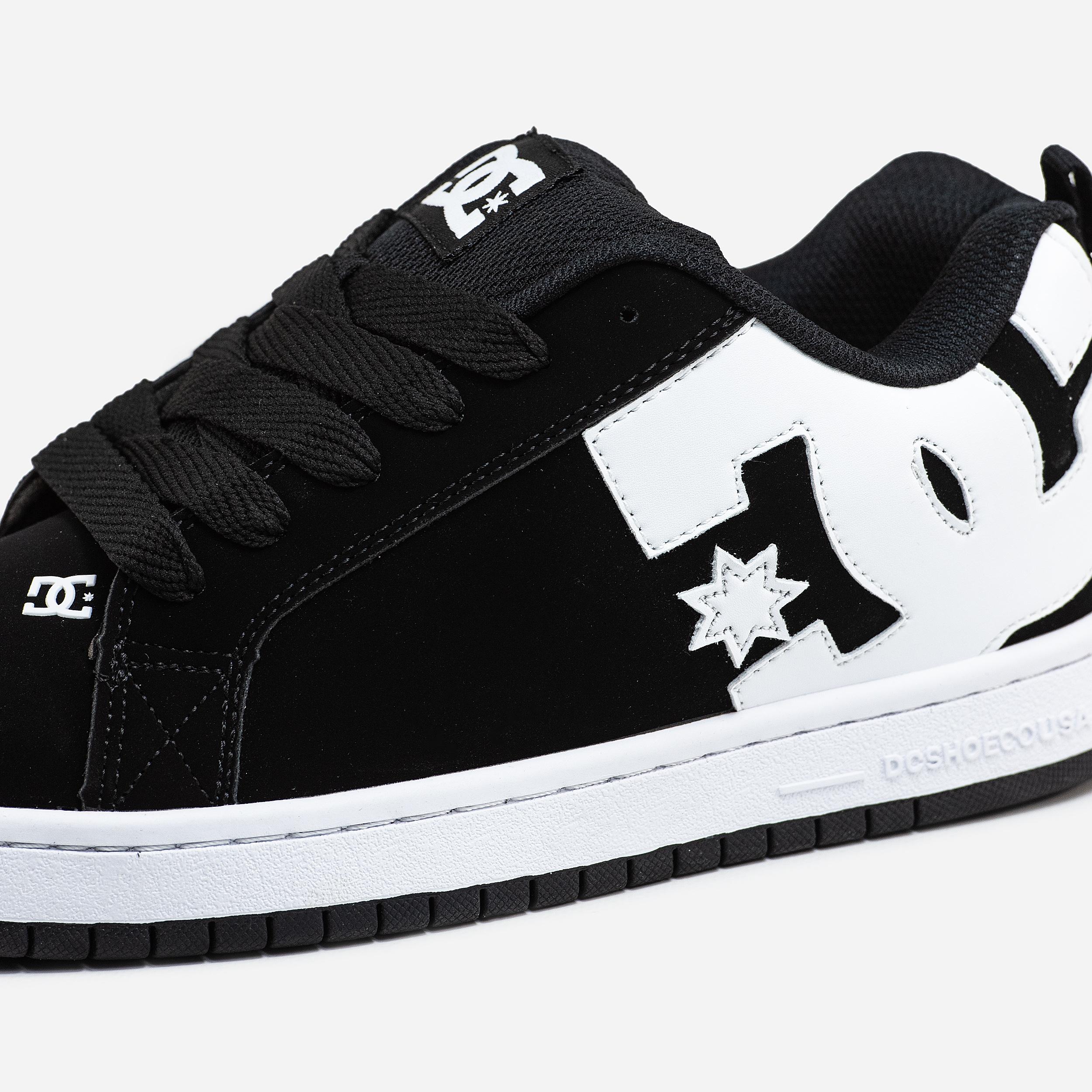 DC Shoes Court Graffik Black White - изображение 8