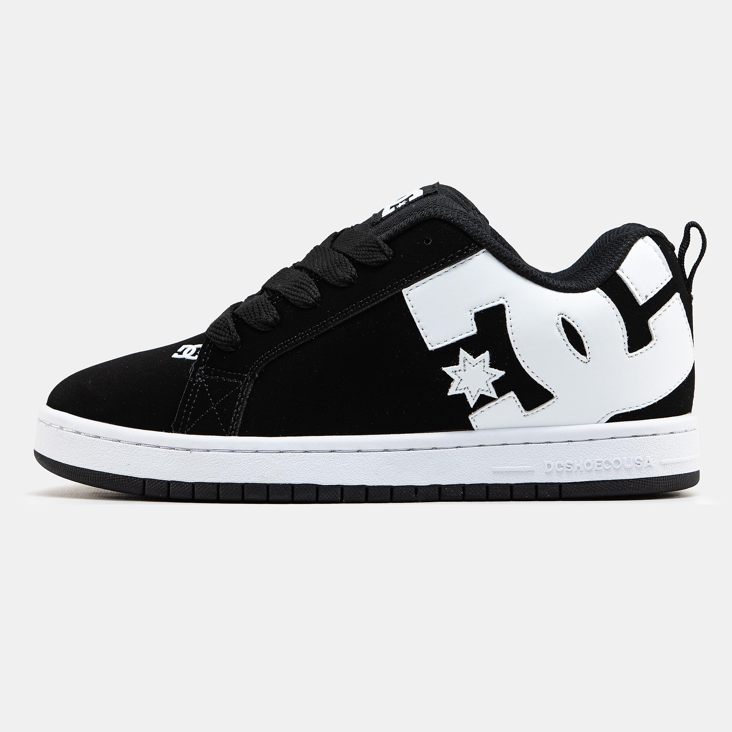 DC Shoes Court Graffik Black White