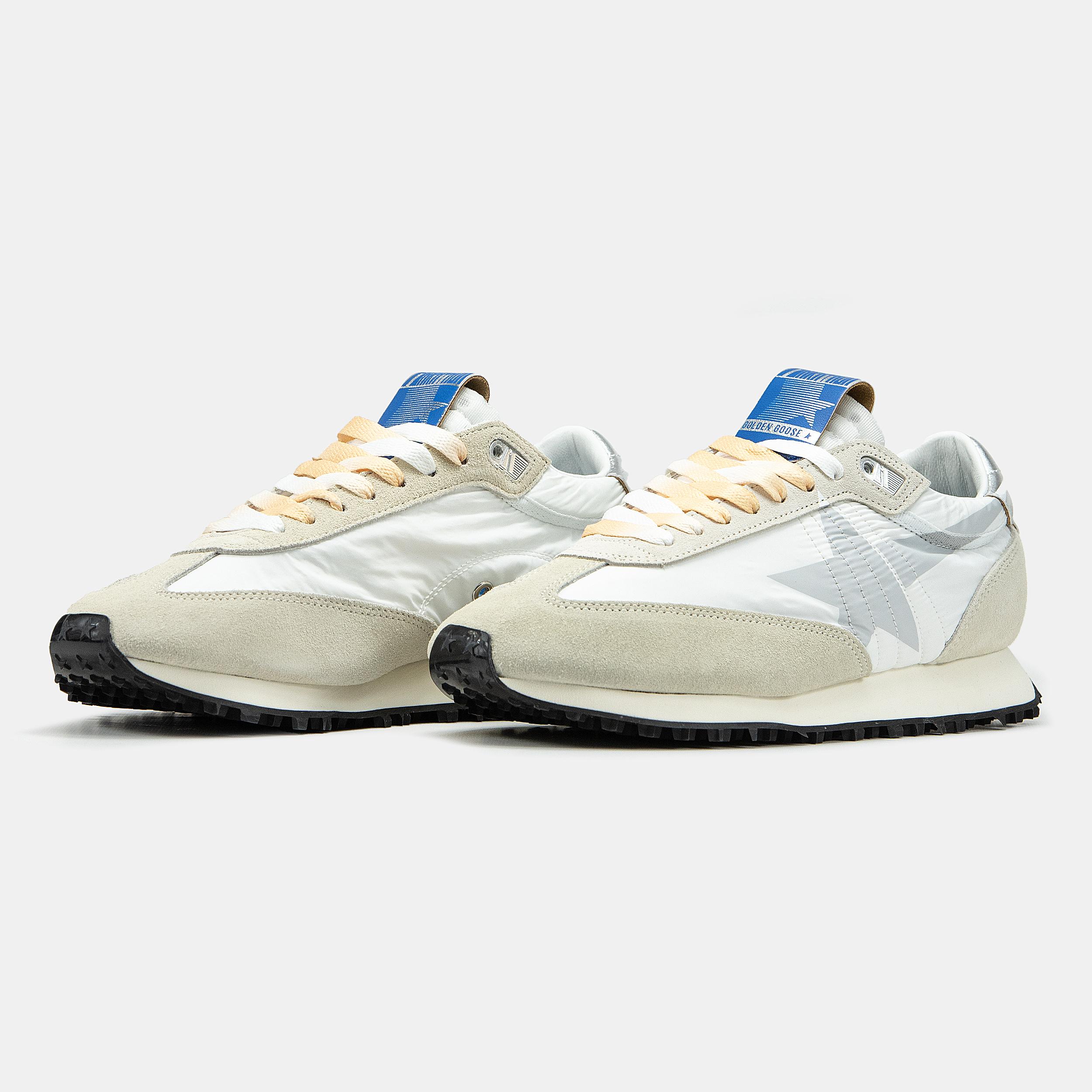 Golden Goose Marathon White Silver Beige - изображение 9