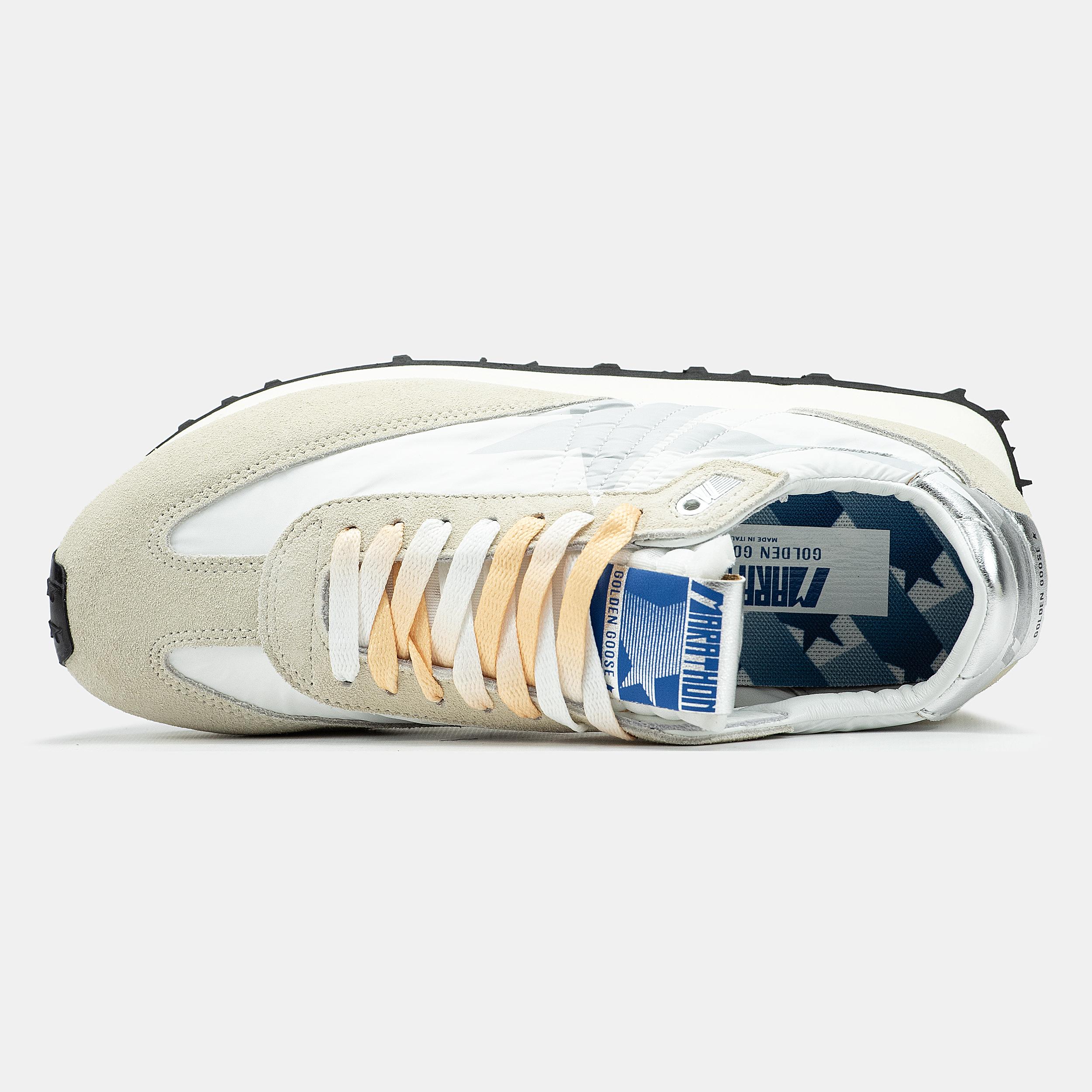 Golden Goose Marathon White Silver Beige - изображение 1